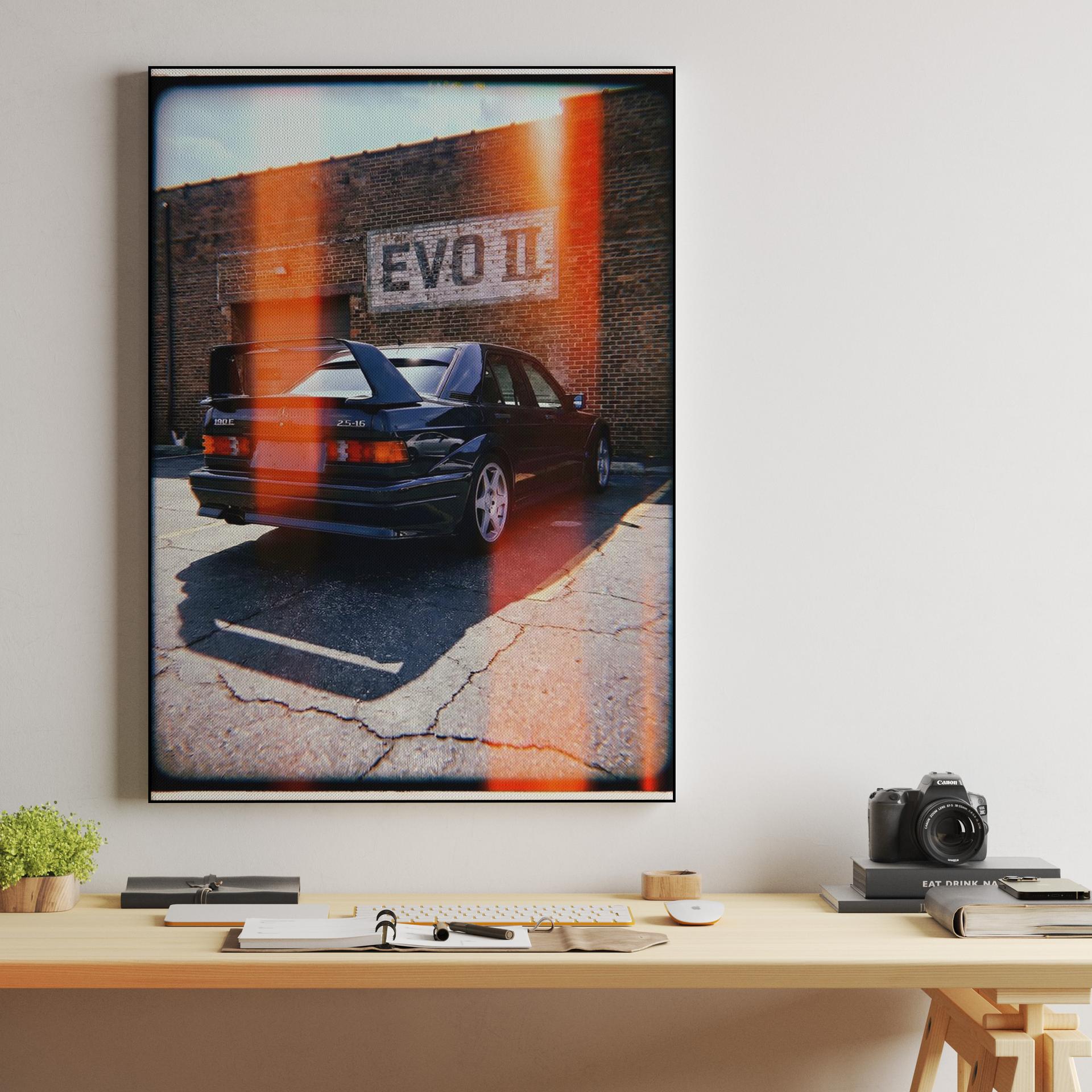 Mercedes 190E Evolution II: Instant Film Classic