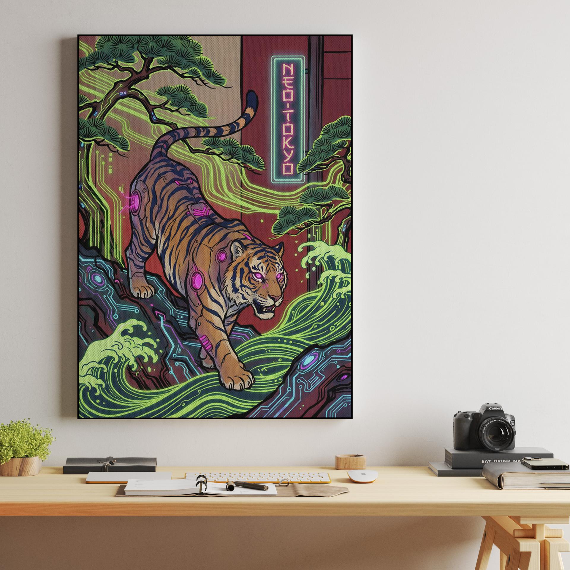 Cybernetic Prowl in Neo Tokyo