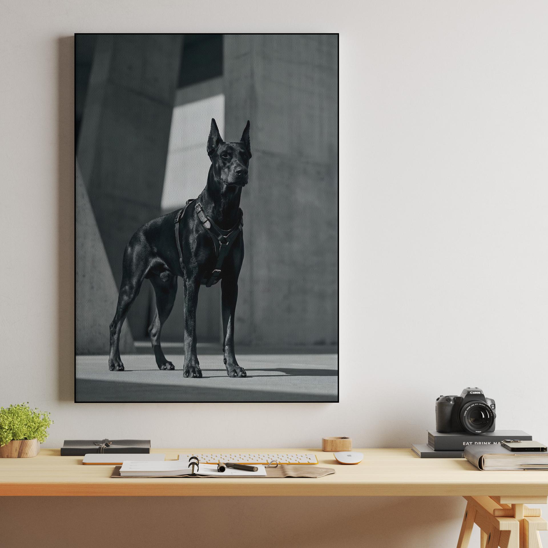 Brutalist Guardian: The Doberman