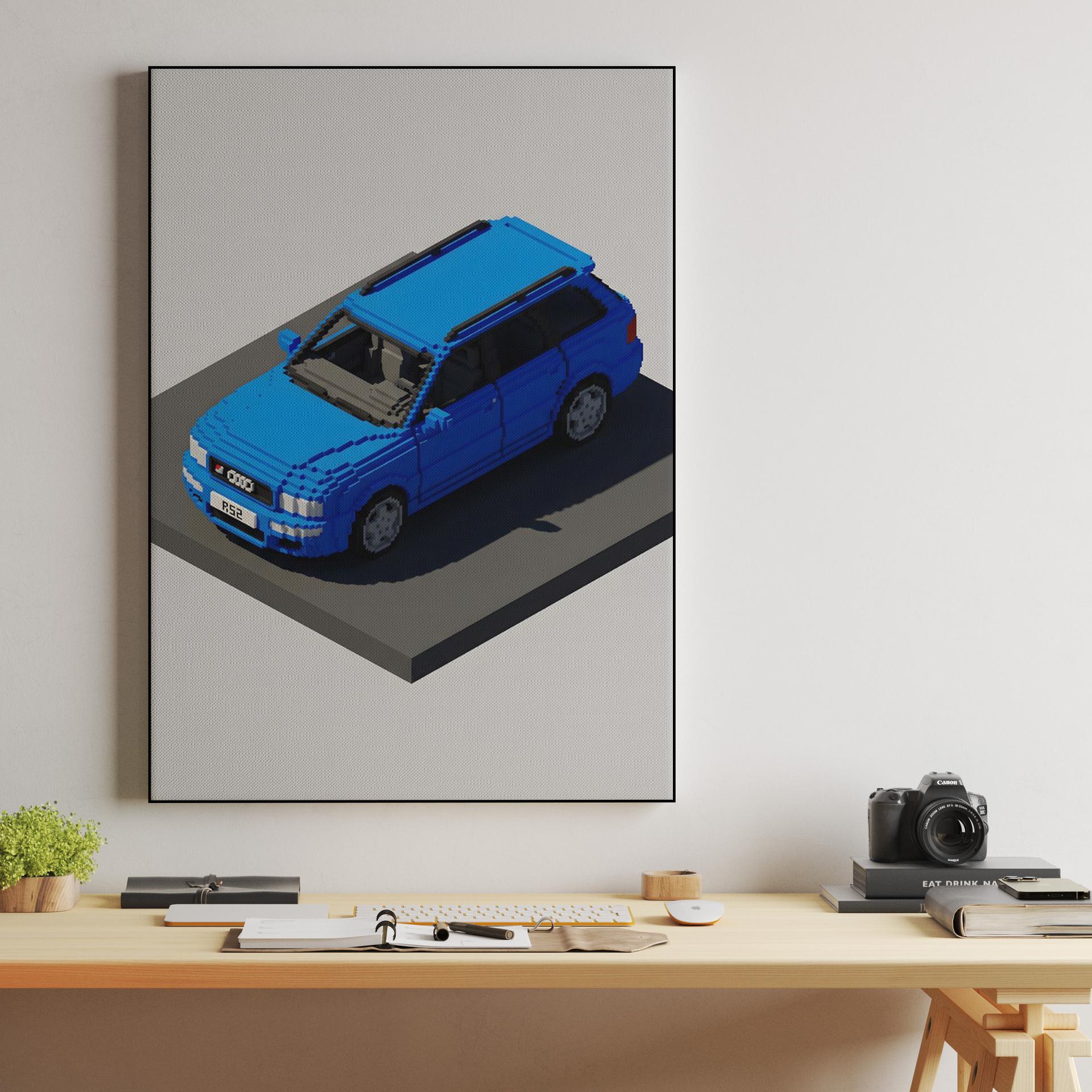 Audi RS2 Avant: Voxel Performance Wagon