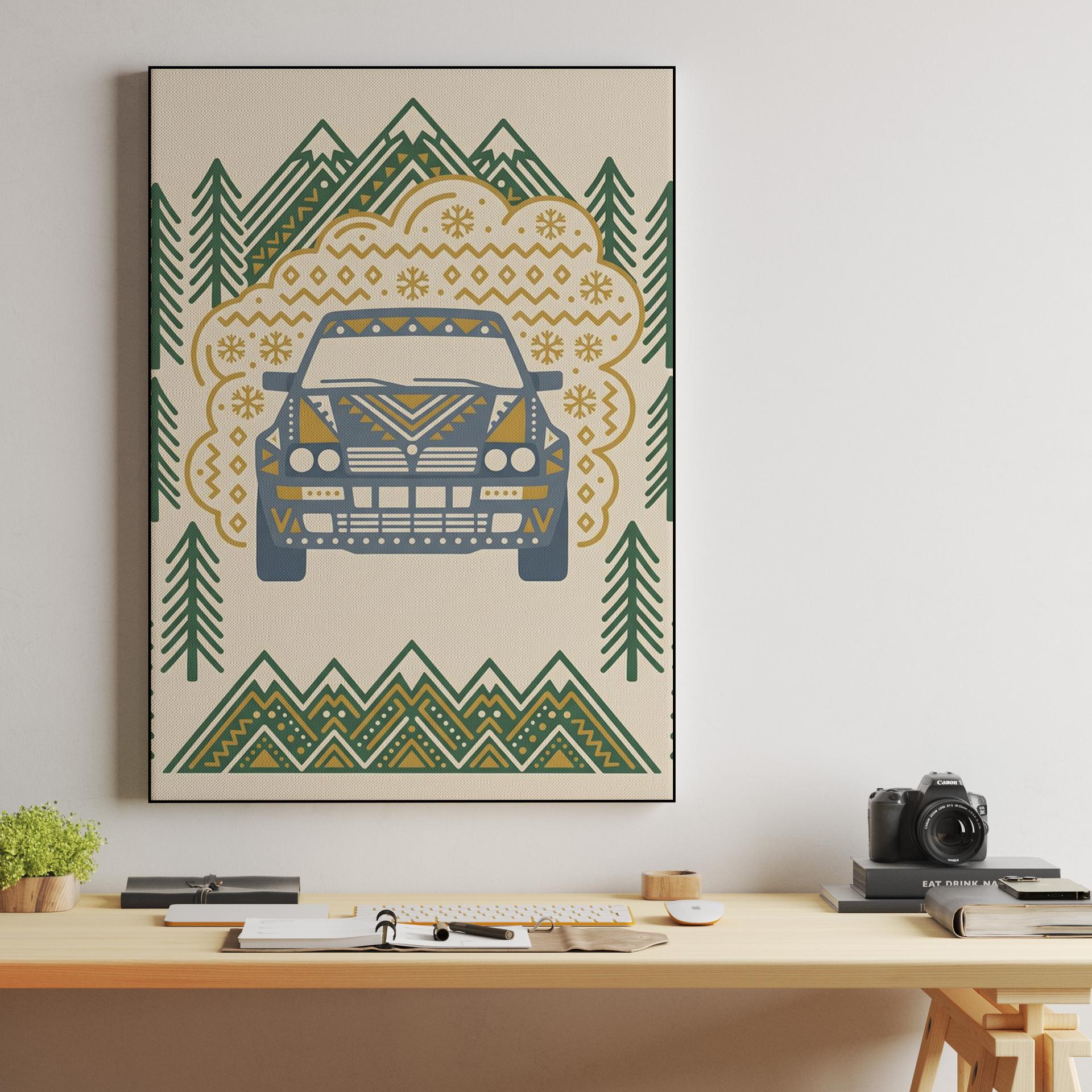Lancia Delta: Folk Art Winter Rally