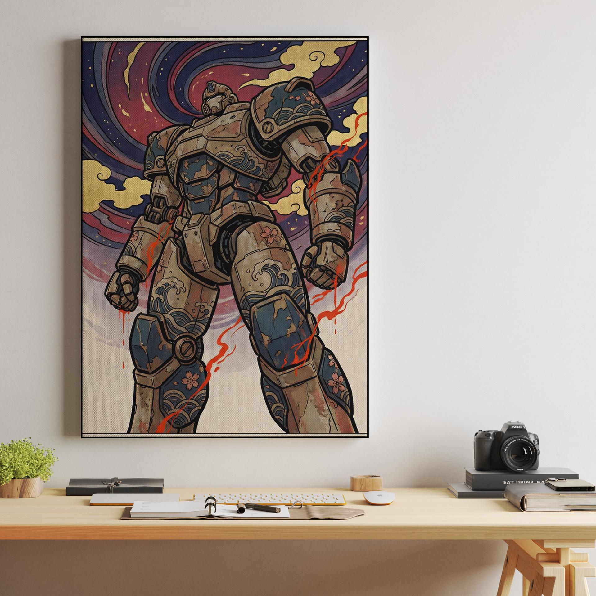 Ukiyo-e Sentinel: The Great Wave Mecha
