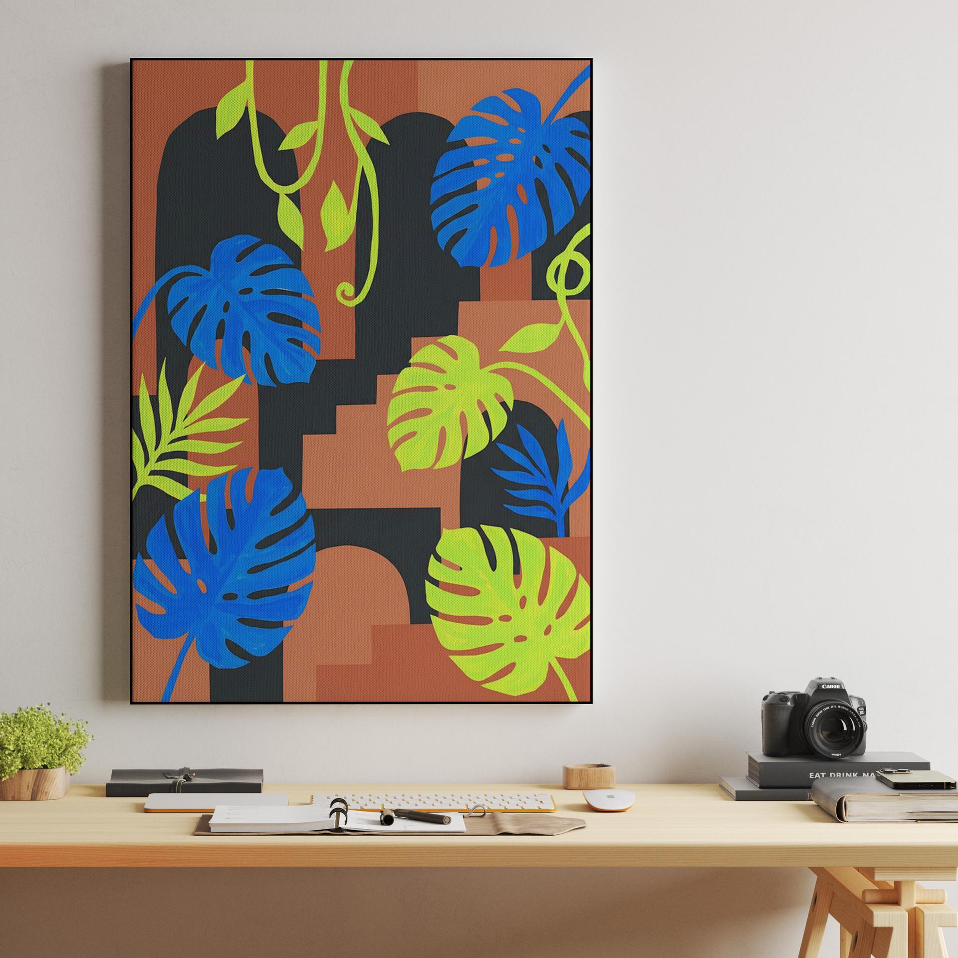 Tropical Arches: A Modern Botanical Study