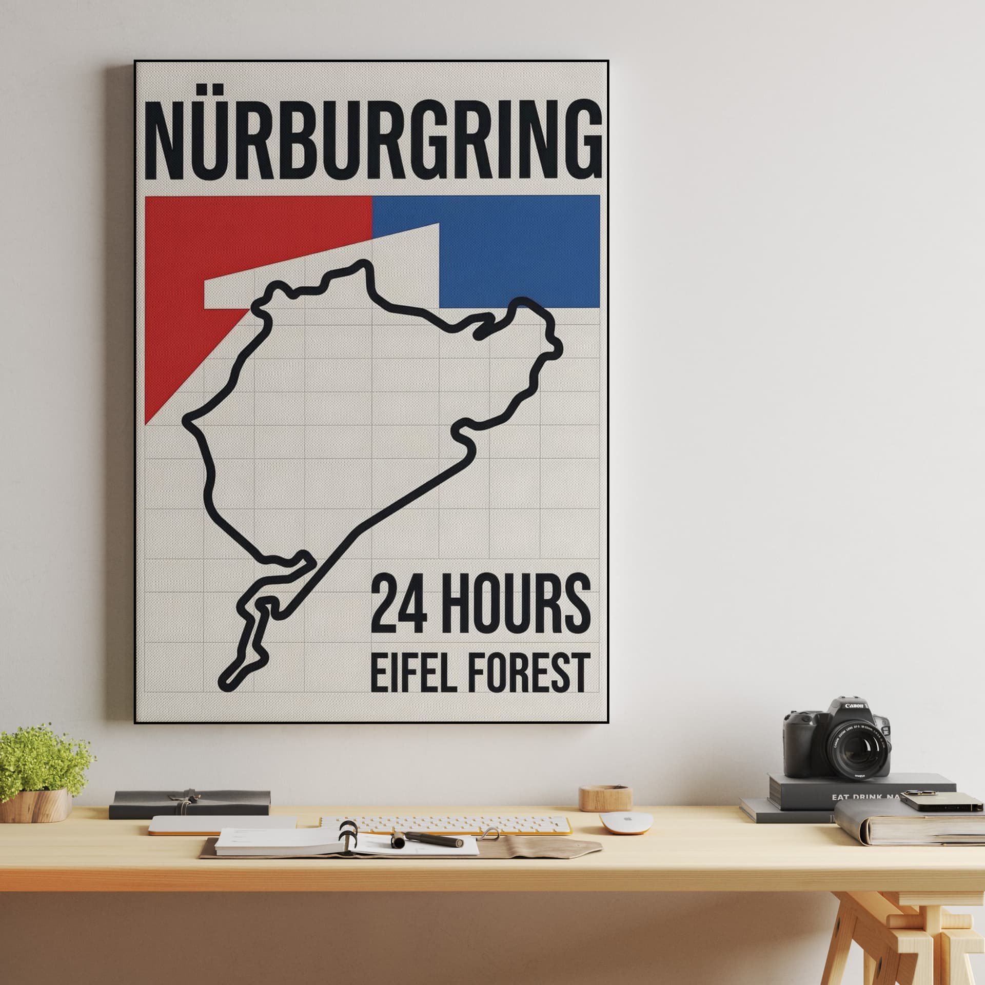 Nürburgring 24 Hours Eifel Forest Graphic Poster