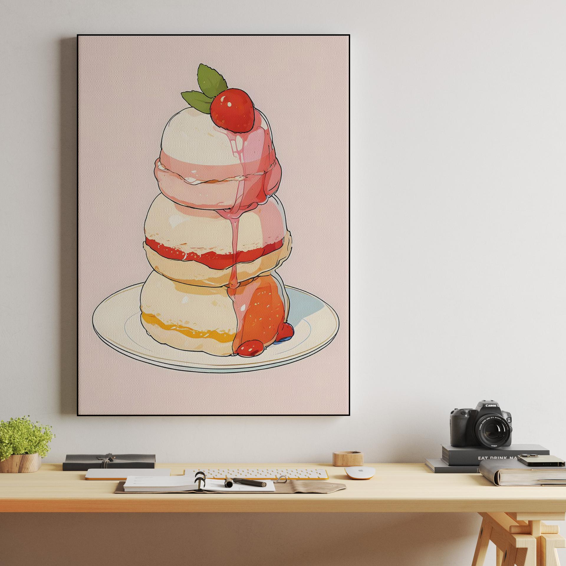 Strawberry Soufflé Pancakes