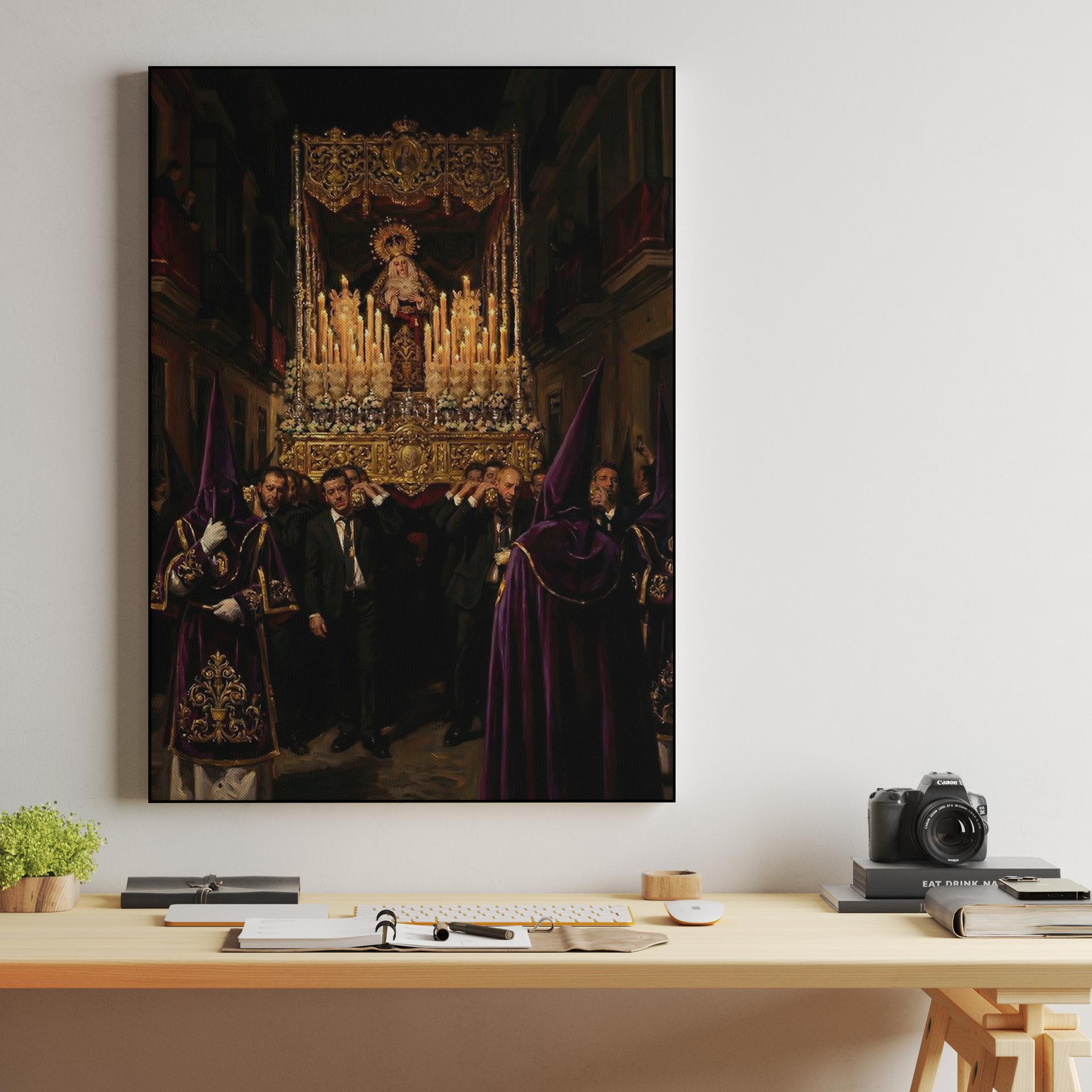 The Weight of Devotion: Holy Week Procession in Málaga