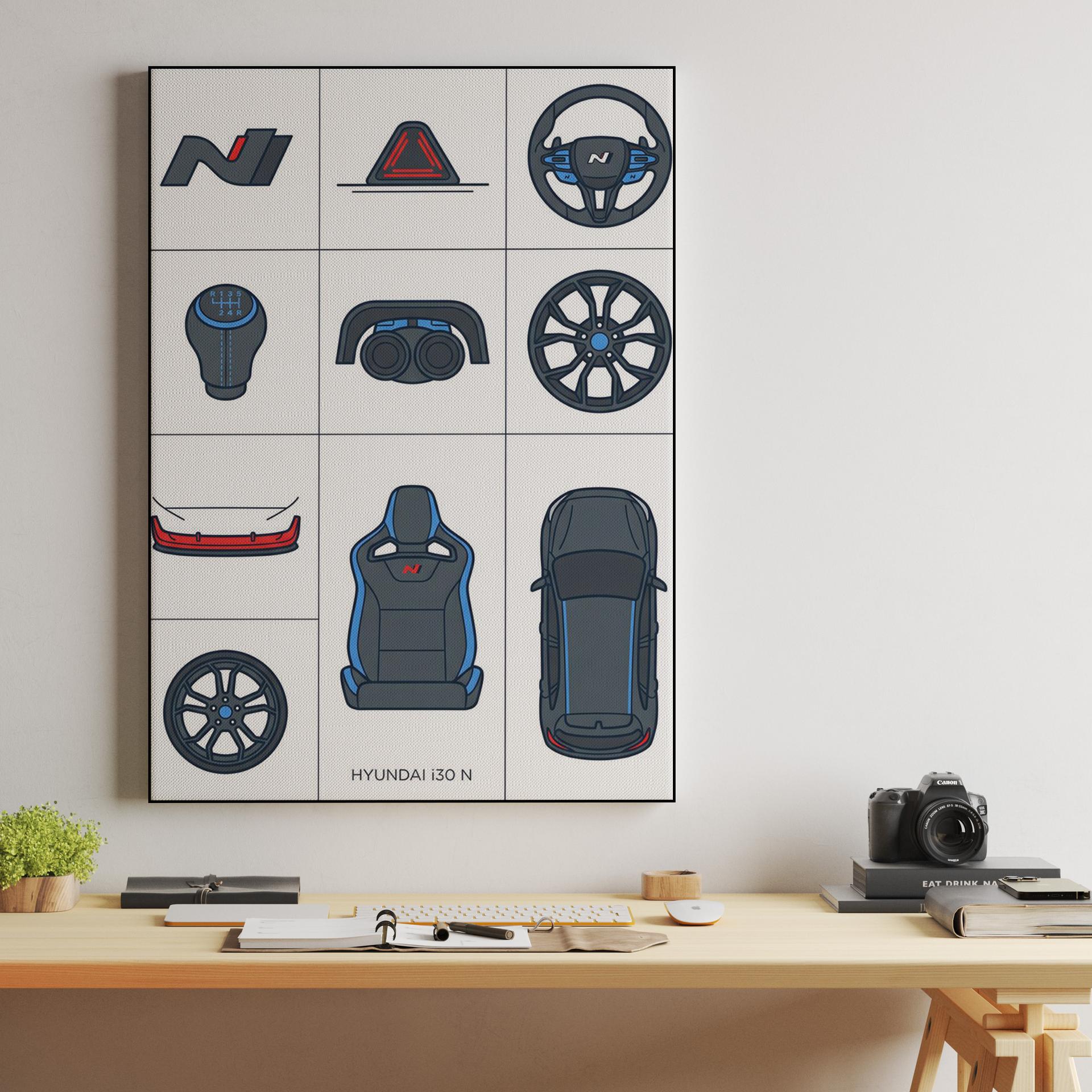 Hyundai i30 N Component Essentials Illustration