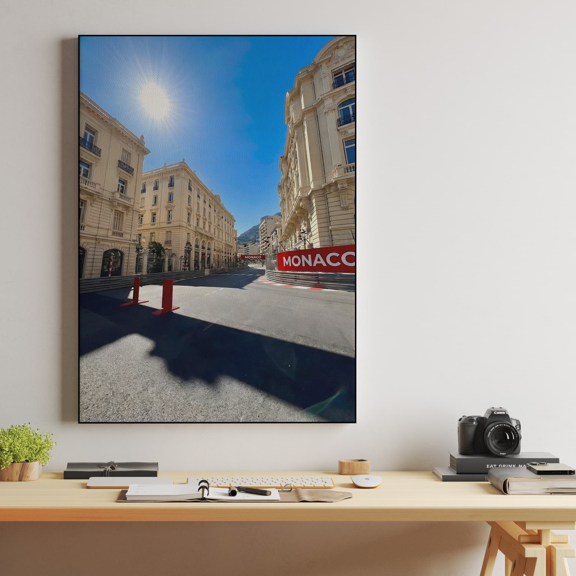 Bright Day at Monte Carlo: Monaco Grand Prix Track Photography