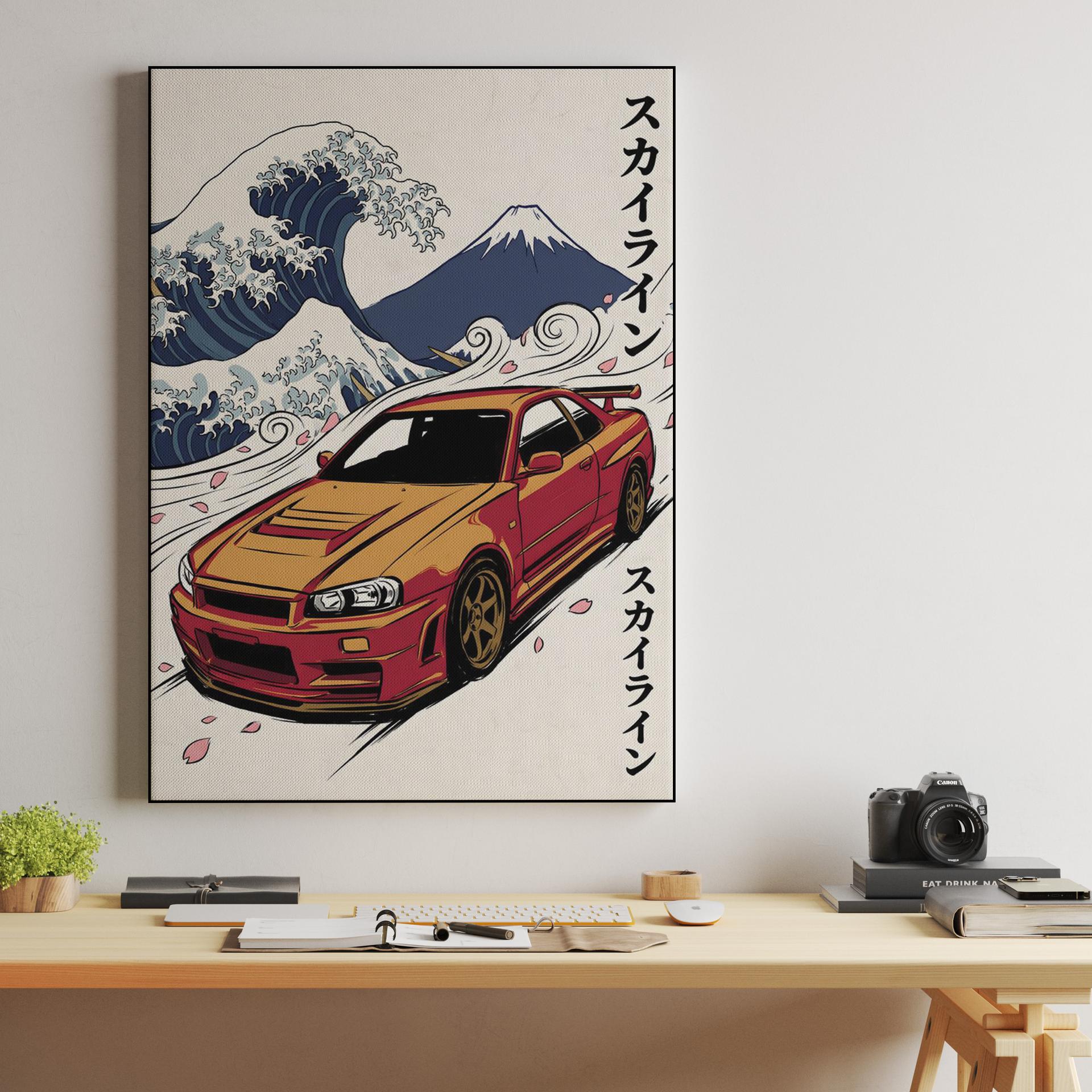 The Great Wave of Skyline GT-R R34