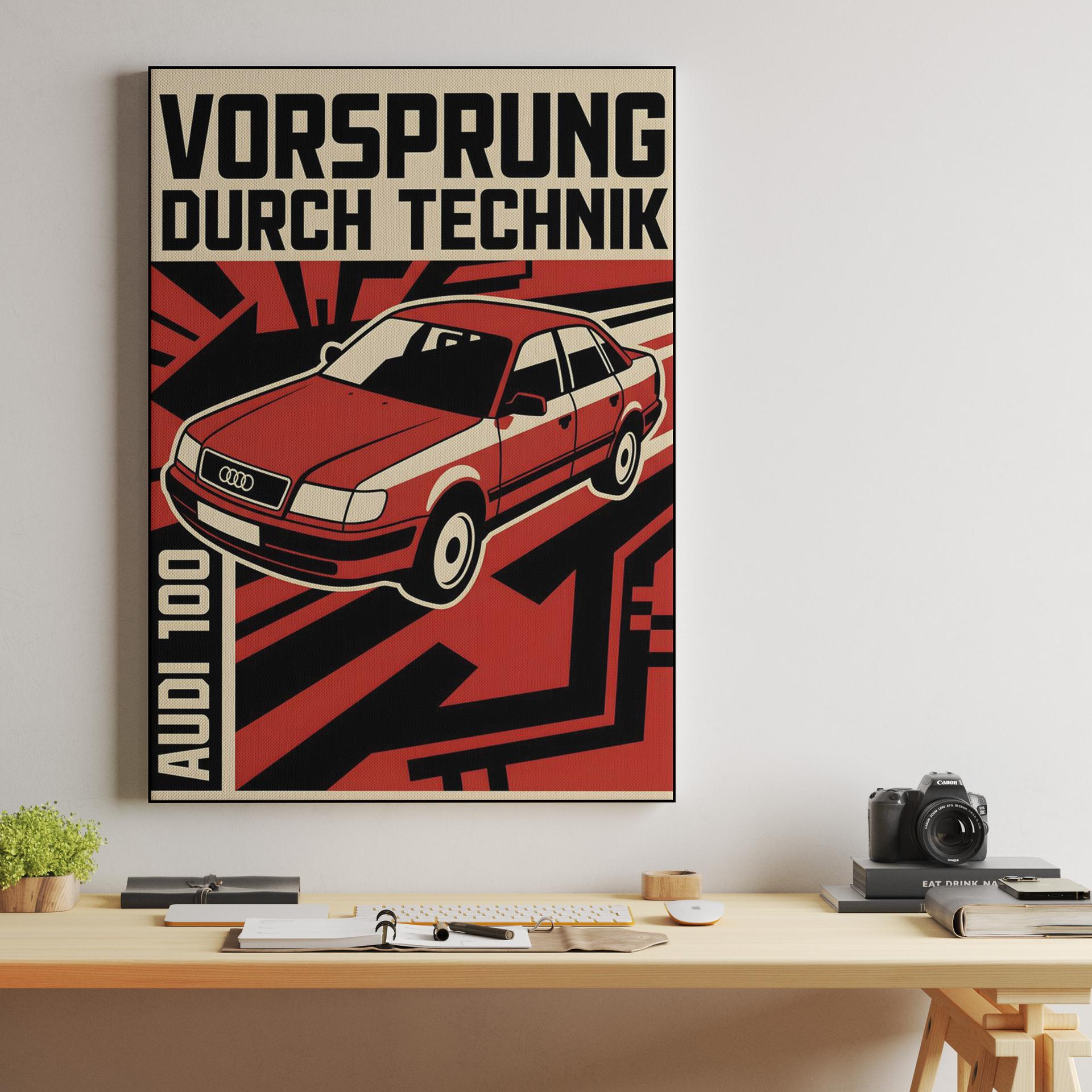 Audi 100: Constructivist Engineering Tribute