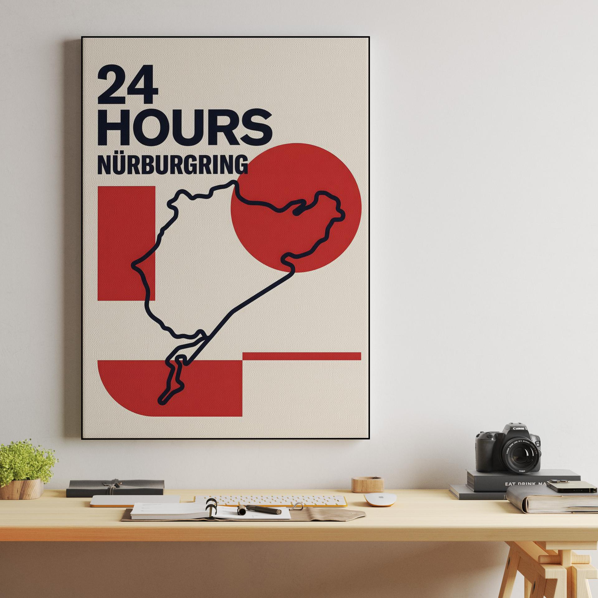 24 Hours Nürburgring: Modernist Track Map