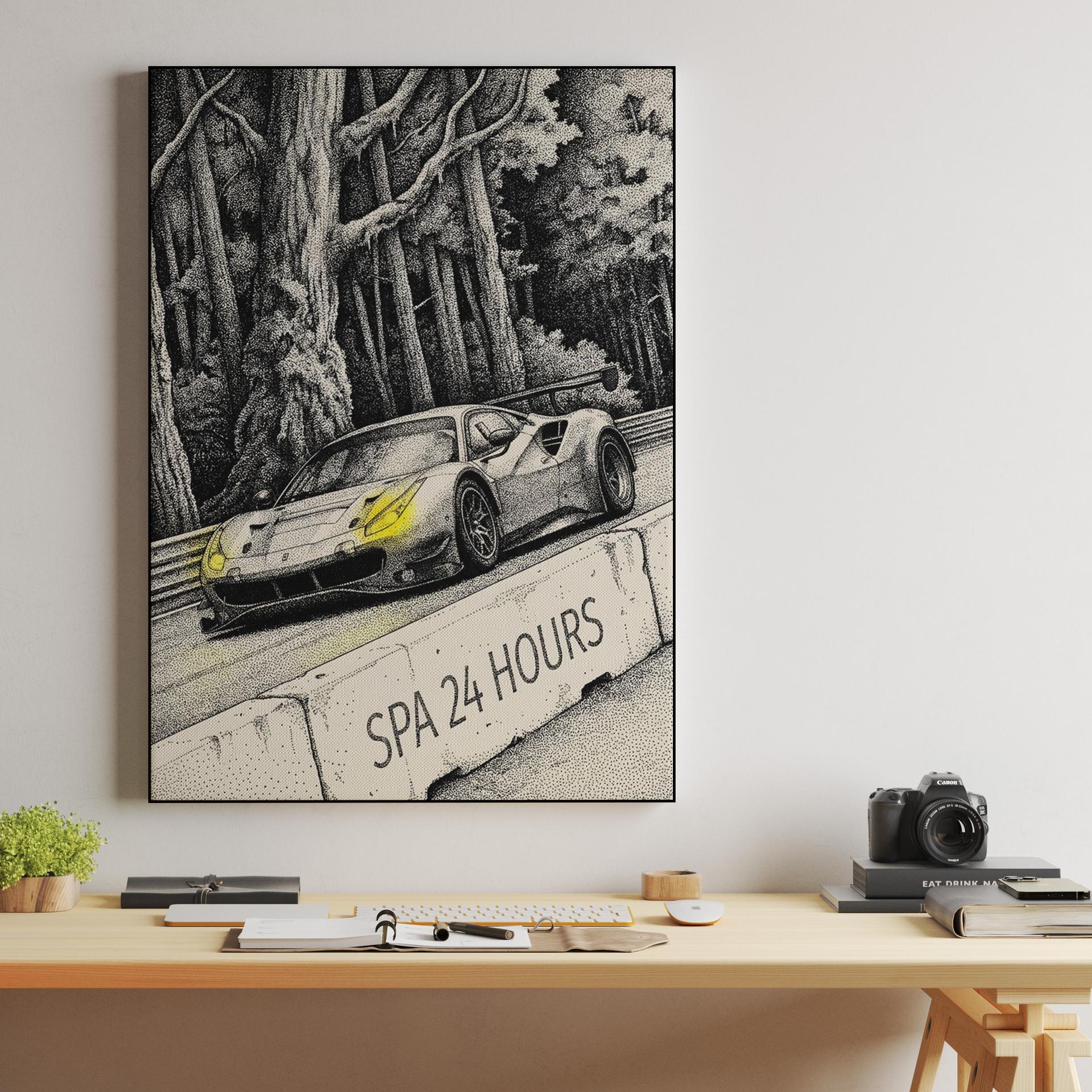 Ardennes Ink: Ferrari 488 GT3 at the Spa 24 Hours