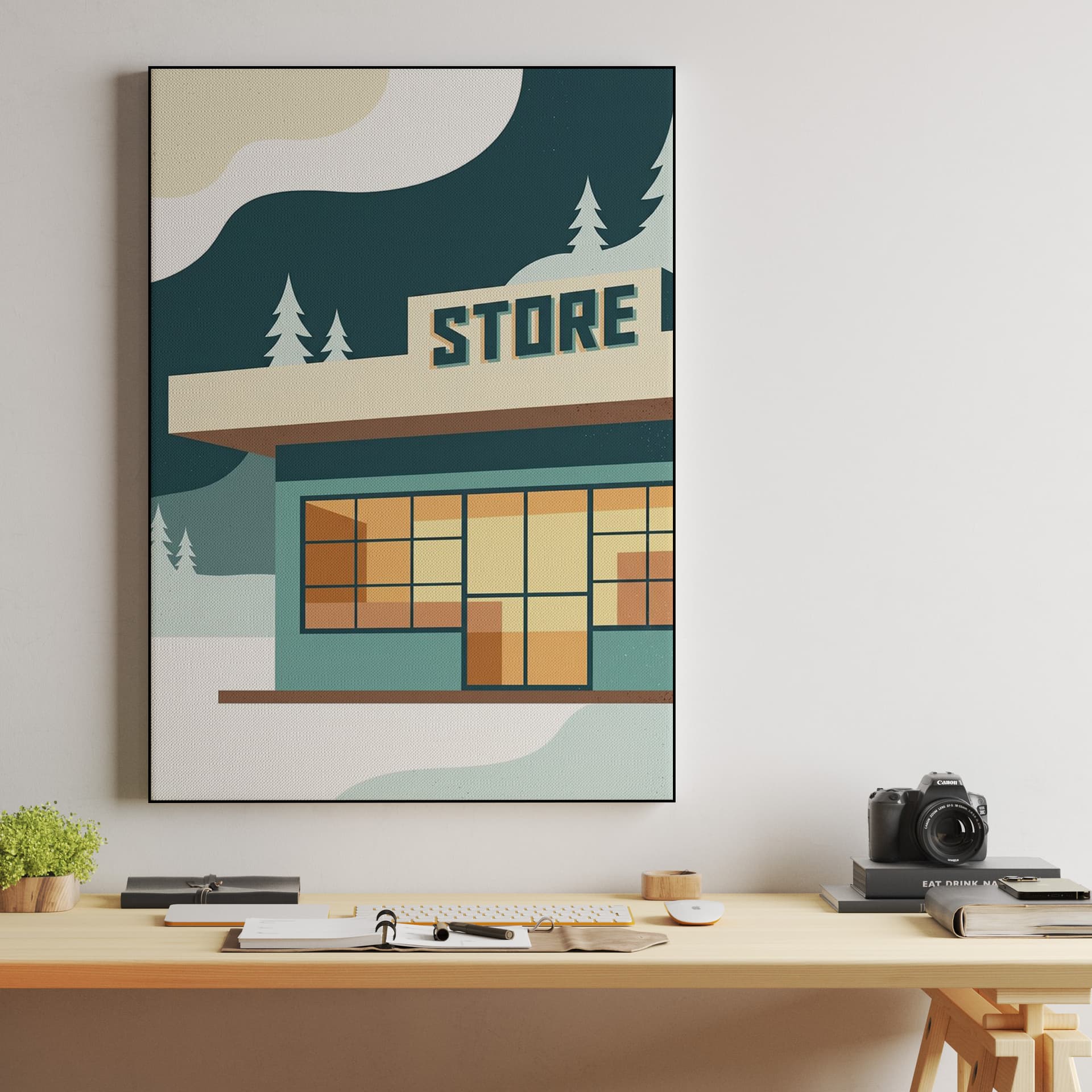 Quiet Winter Storefront