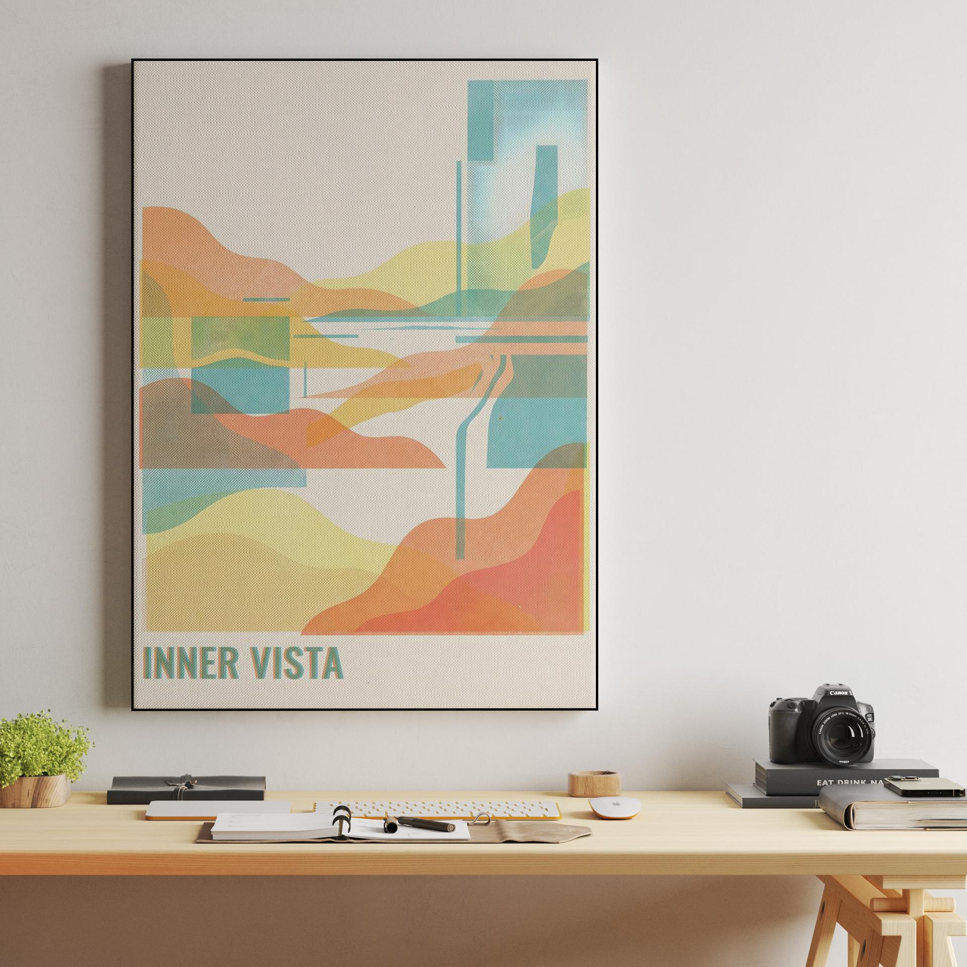 Inner Vista Modern Abstract Landscape