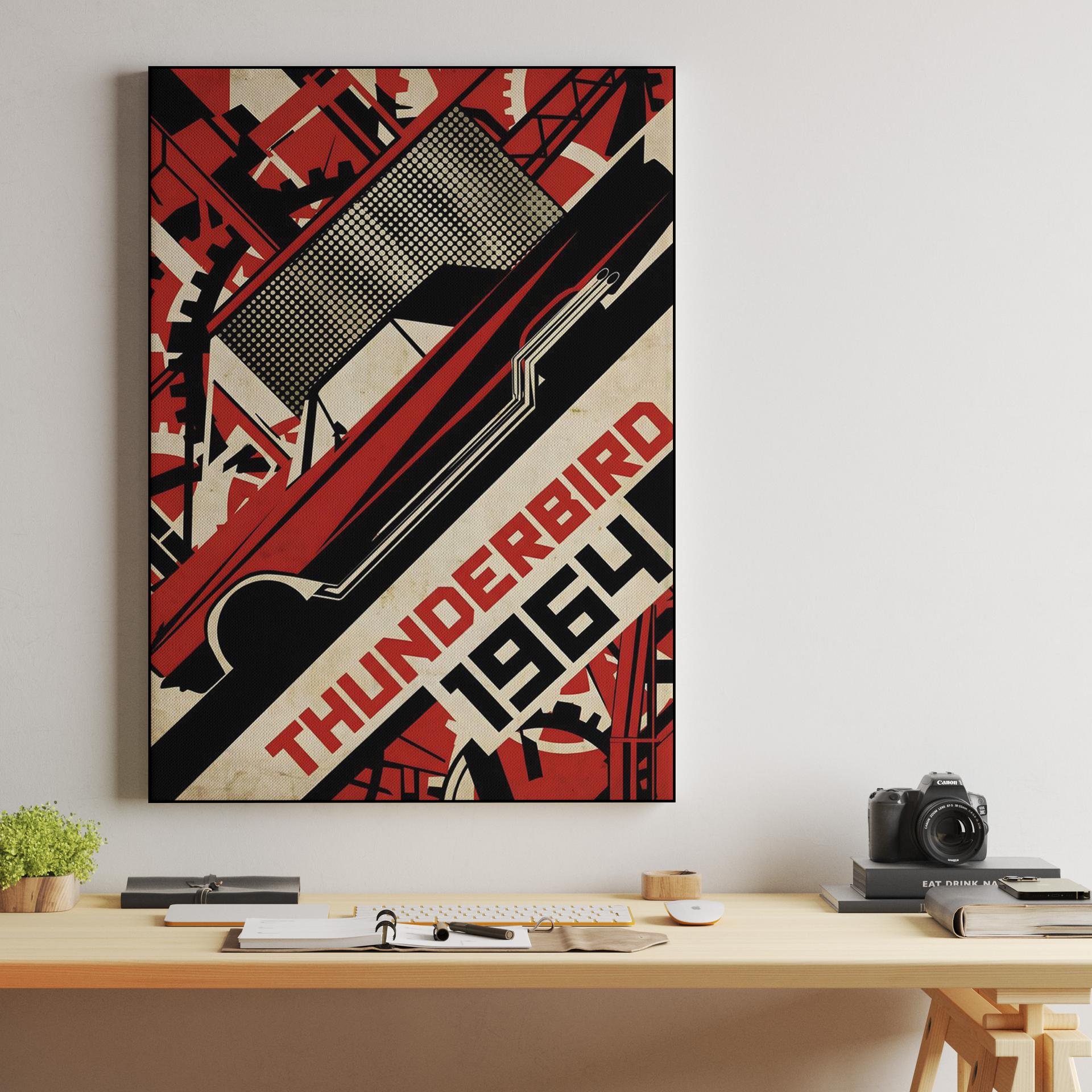 1964 Thunderbird Constructivist Propaganda