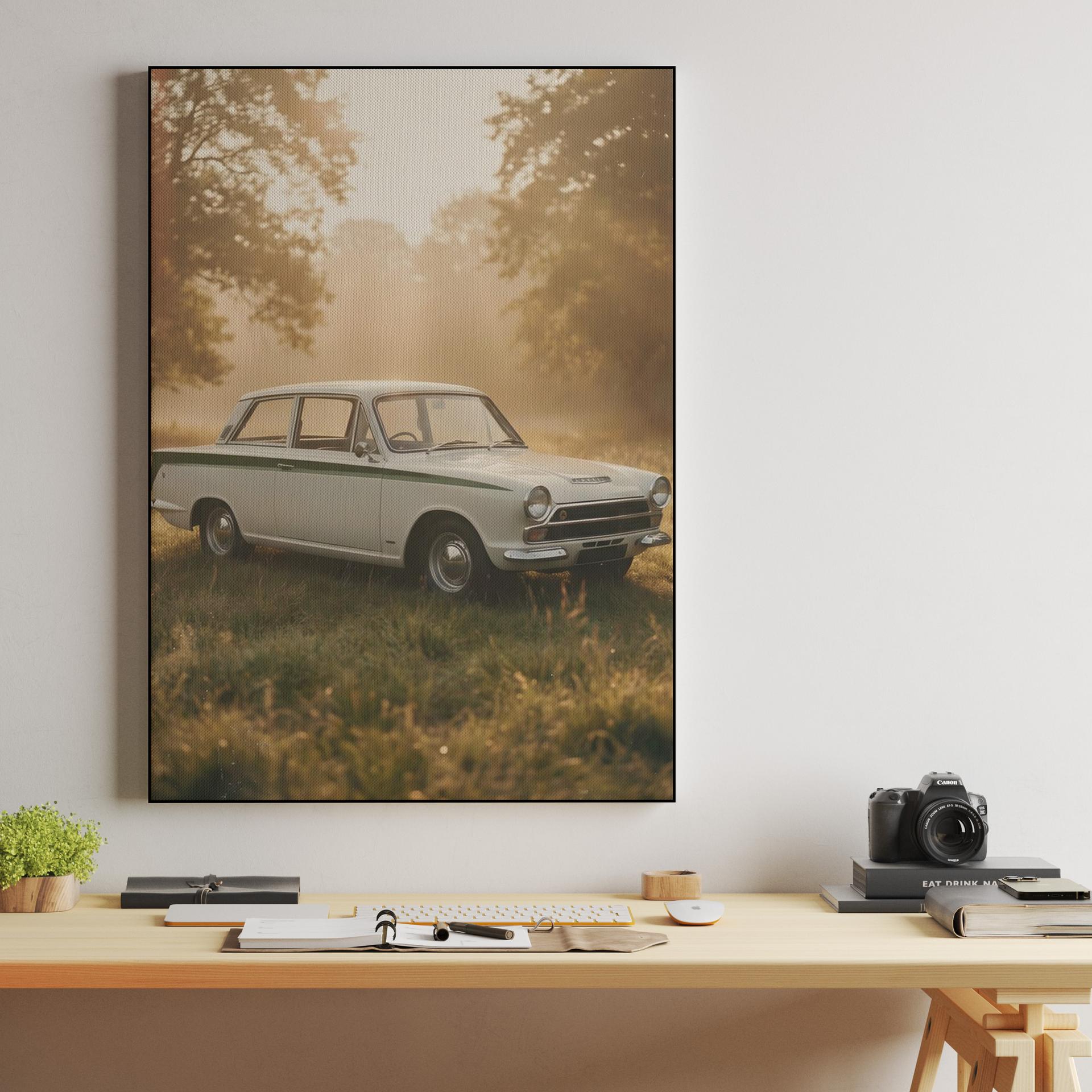 Lotus Cortina Mk1 Golden Hour Serenity