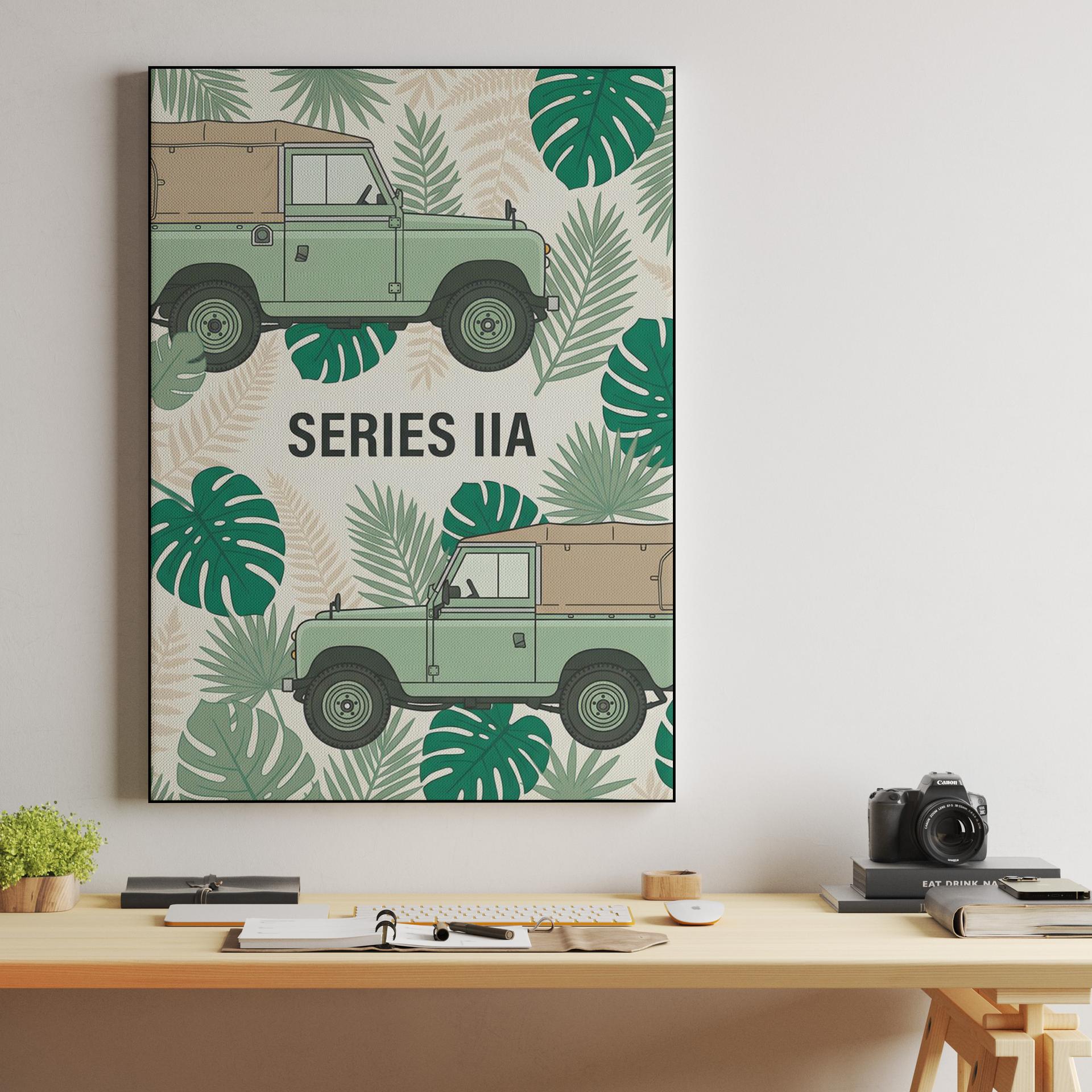 Land Rover Series IIA: Tropical Expedition Graphic