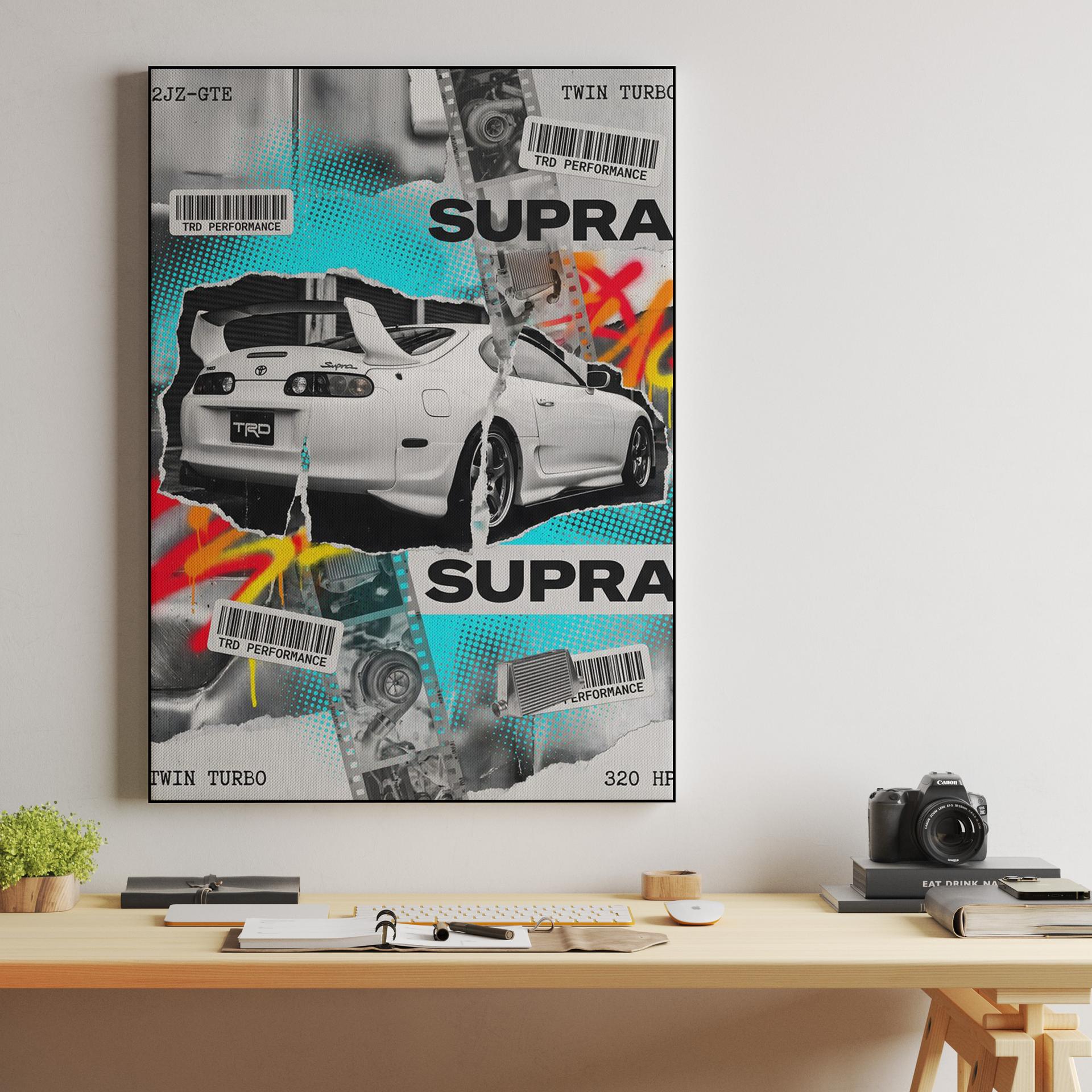 Supra A80: TRD Performance Collage