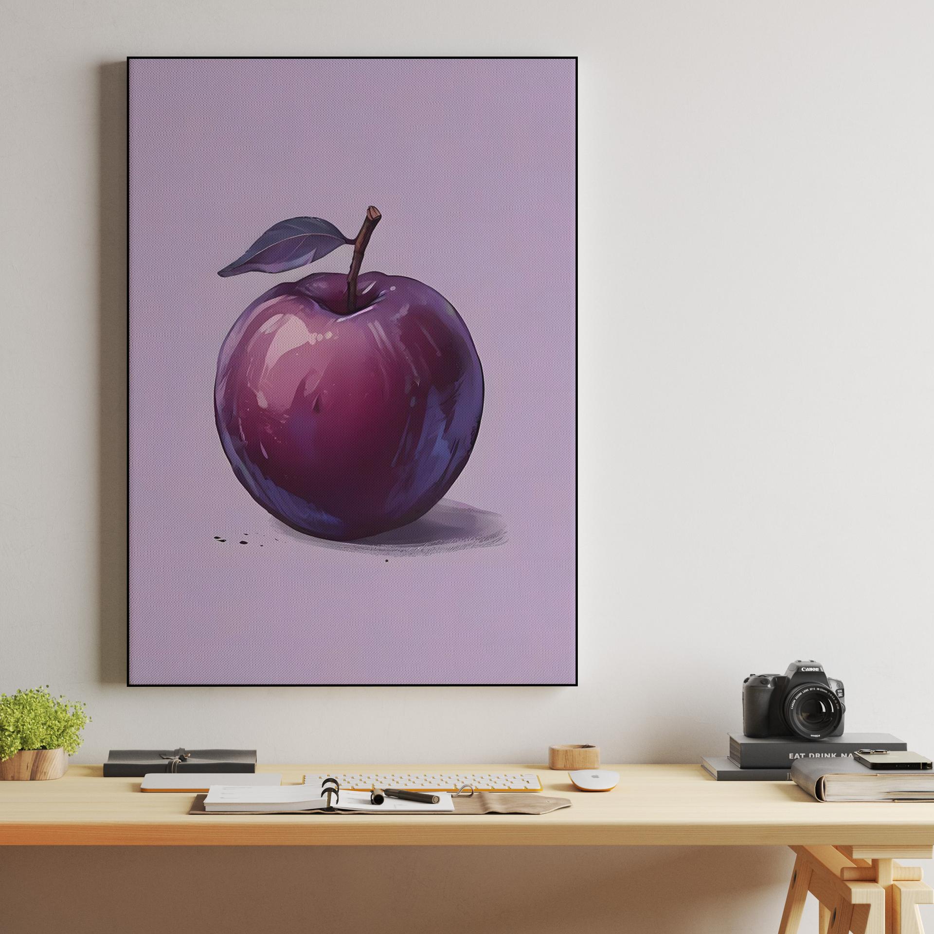 Glossy Purple Plum