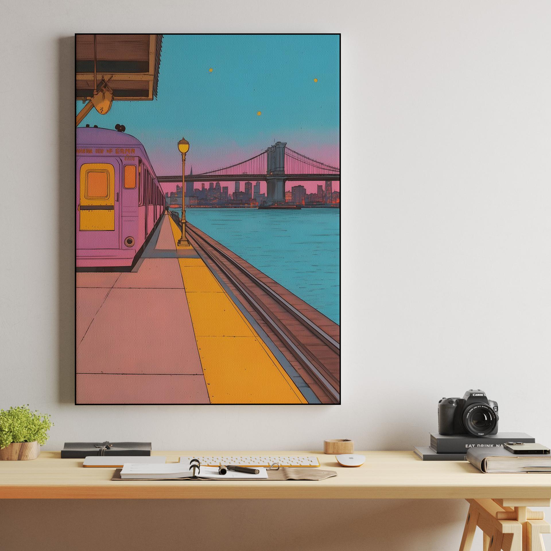 Pastel Subway Waterfront