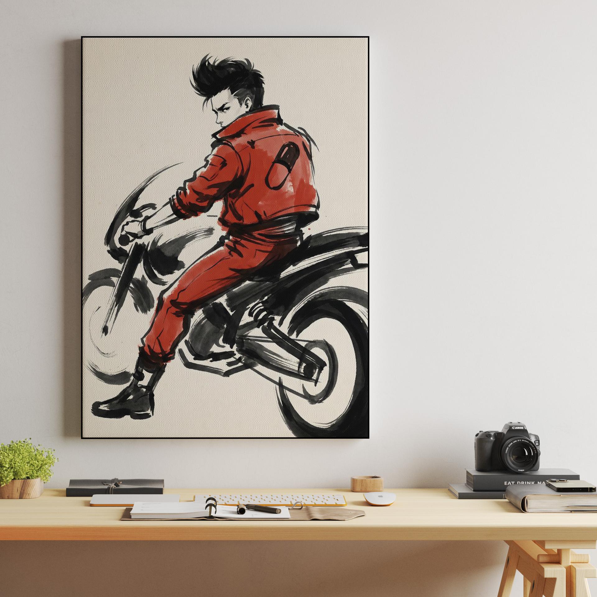 Kaneda Brushwork Sketch