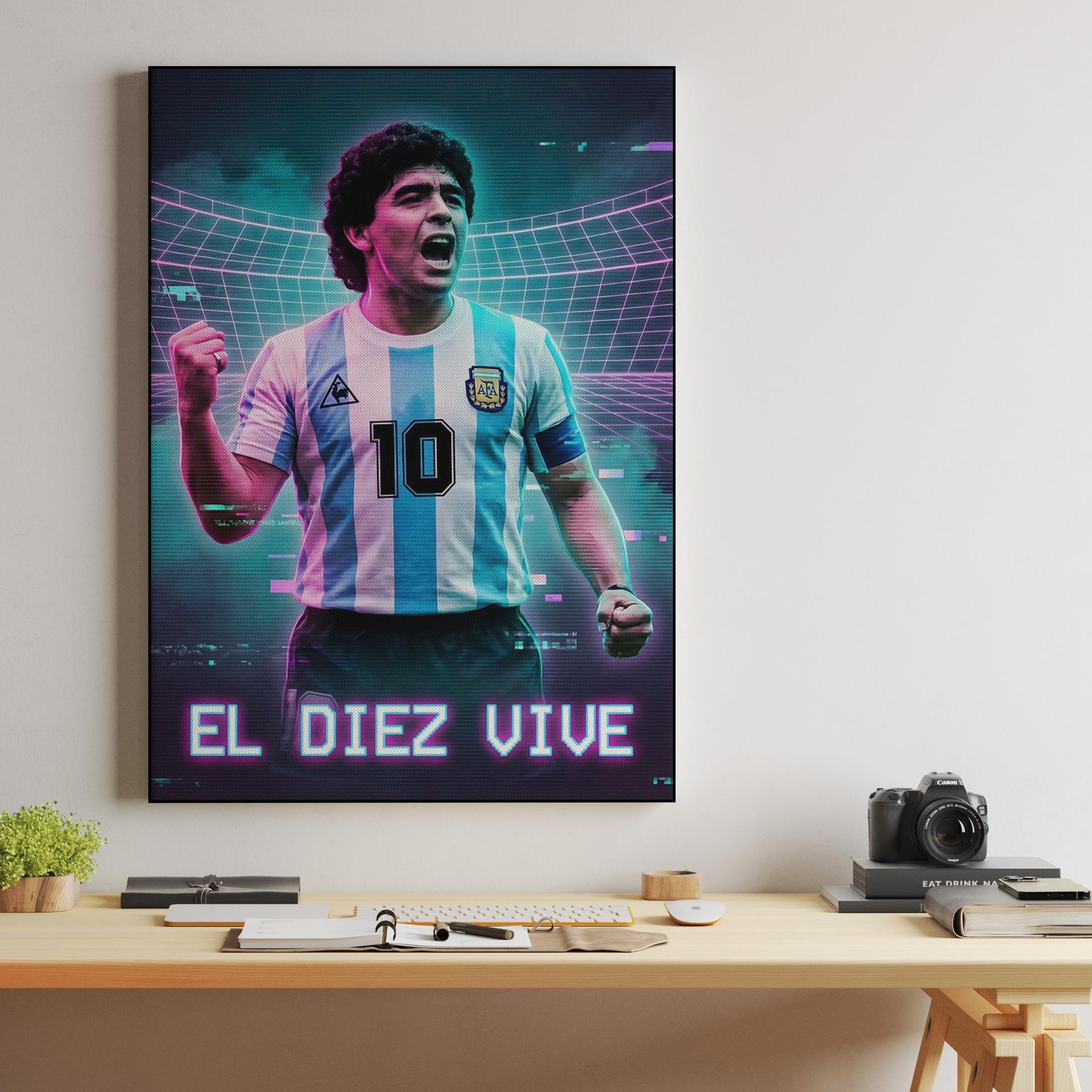 El Diez Vive: Maradona Synthwave Tribute