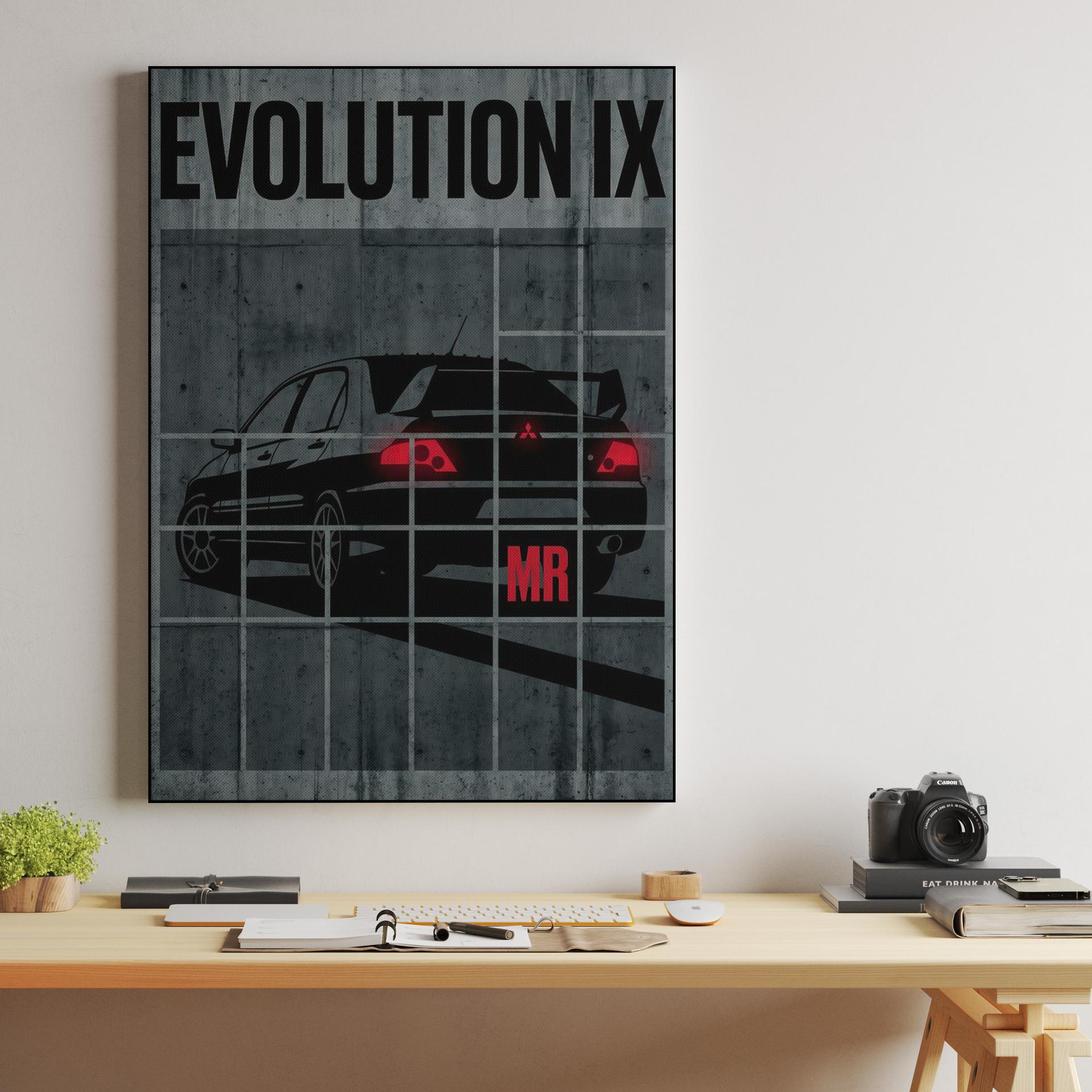 Evolution IX MR: Industrial Grid Silhouette