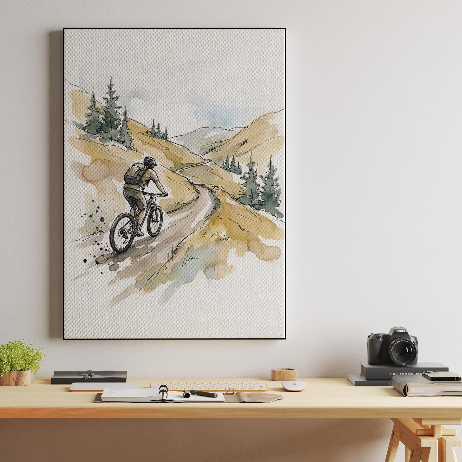 The Winding Path: A Solo Alpine Mountain Biking Journey