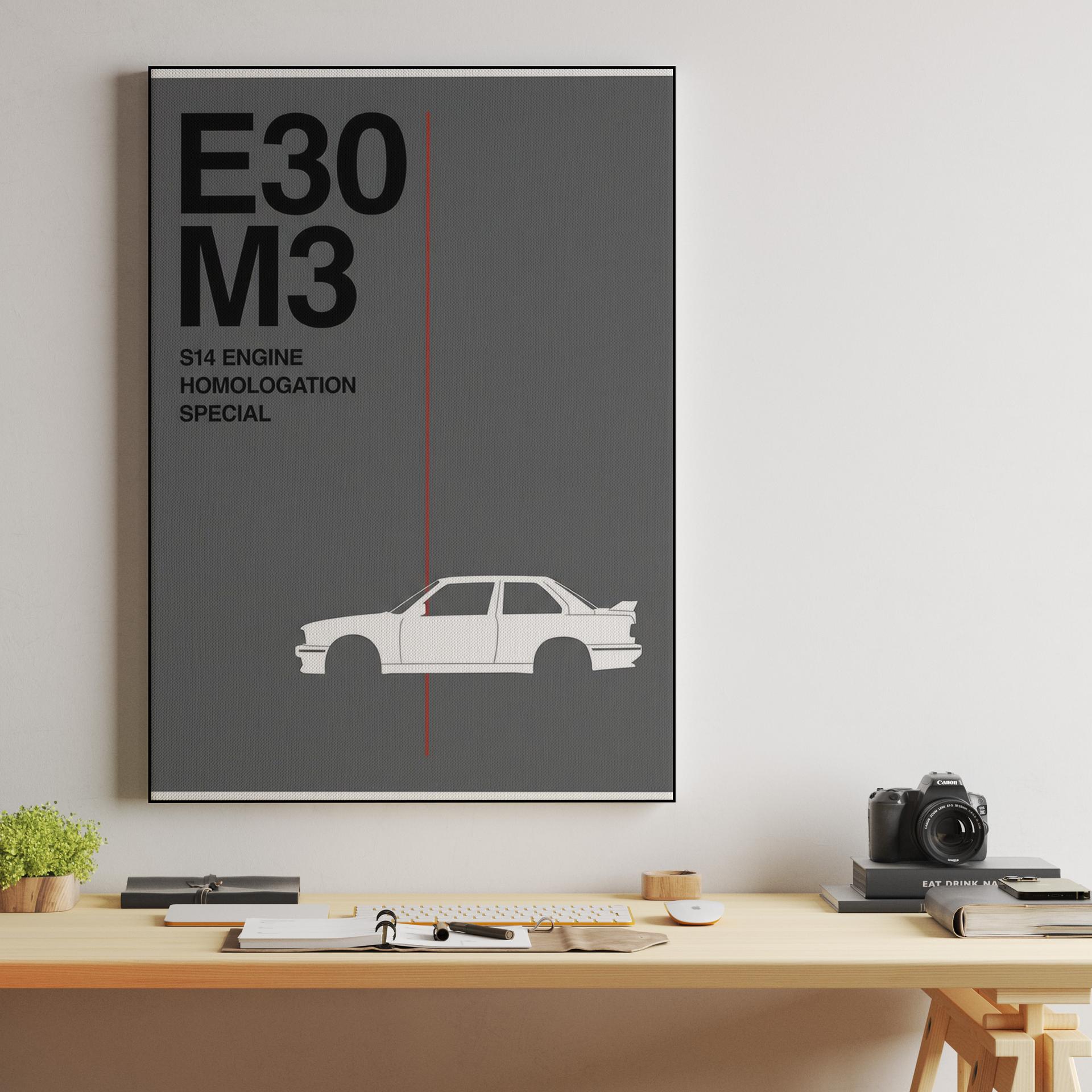 BMW E30 M3 Homologation Special Graphic