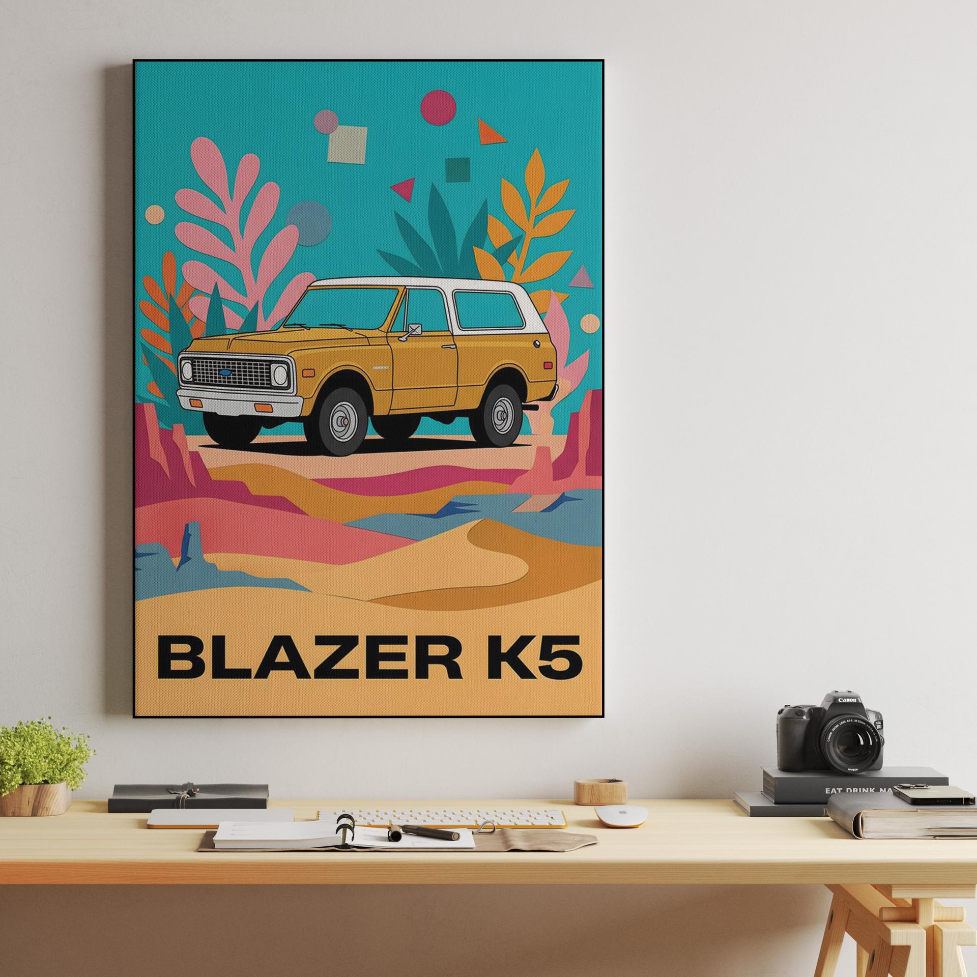 Blazer K5: Whimsical Desert Collage