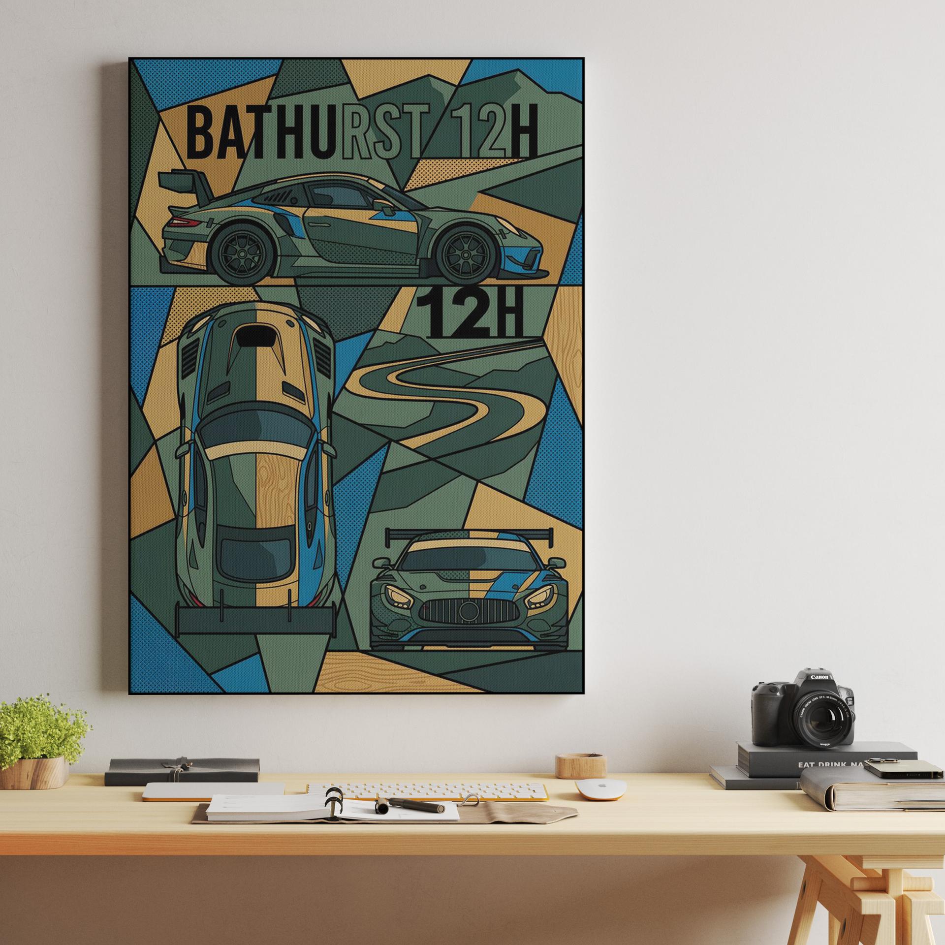 Bathurst 12h Geometric Grid: Porsche & Mercedes at Mount Panorama