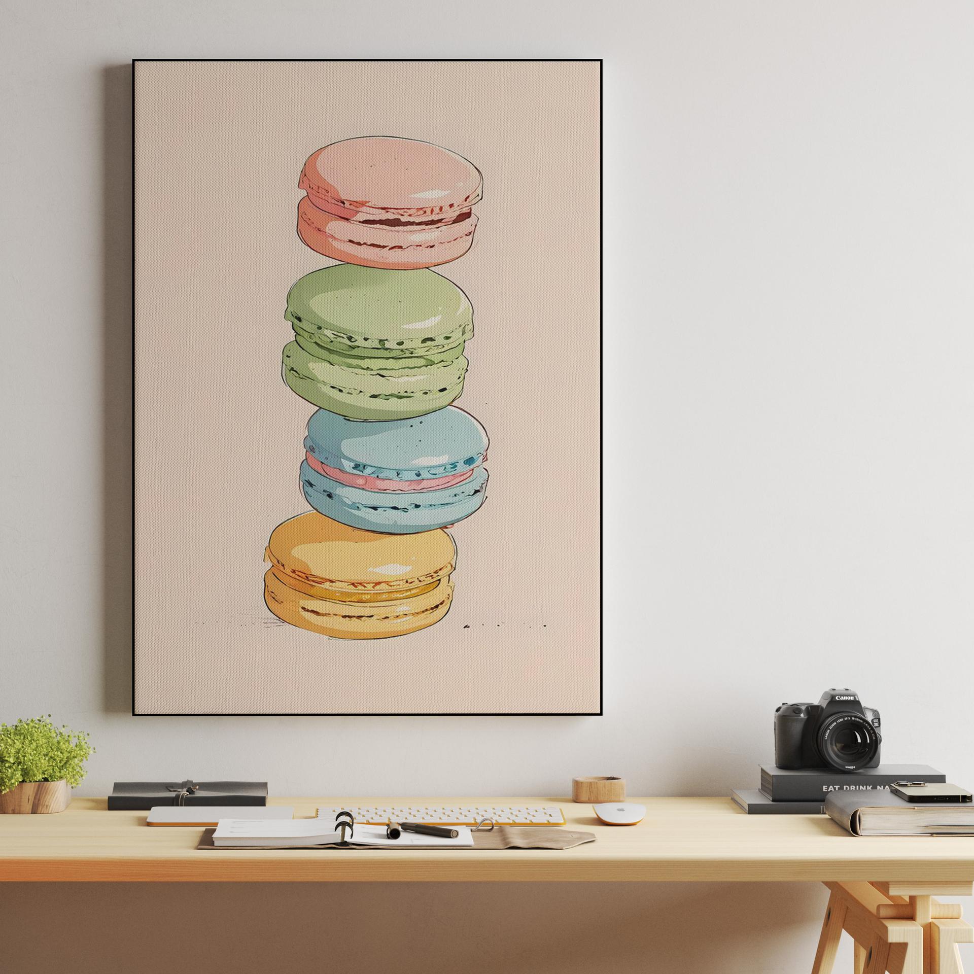 Pastel Macaron Stack
