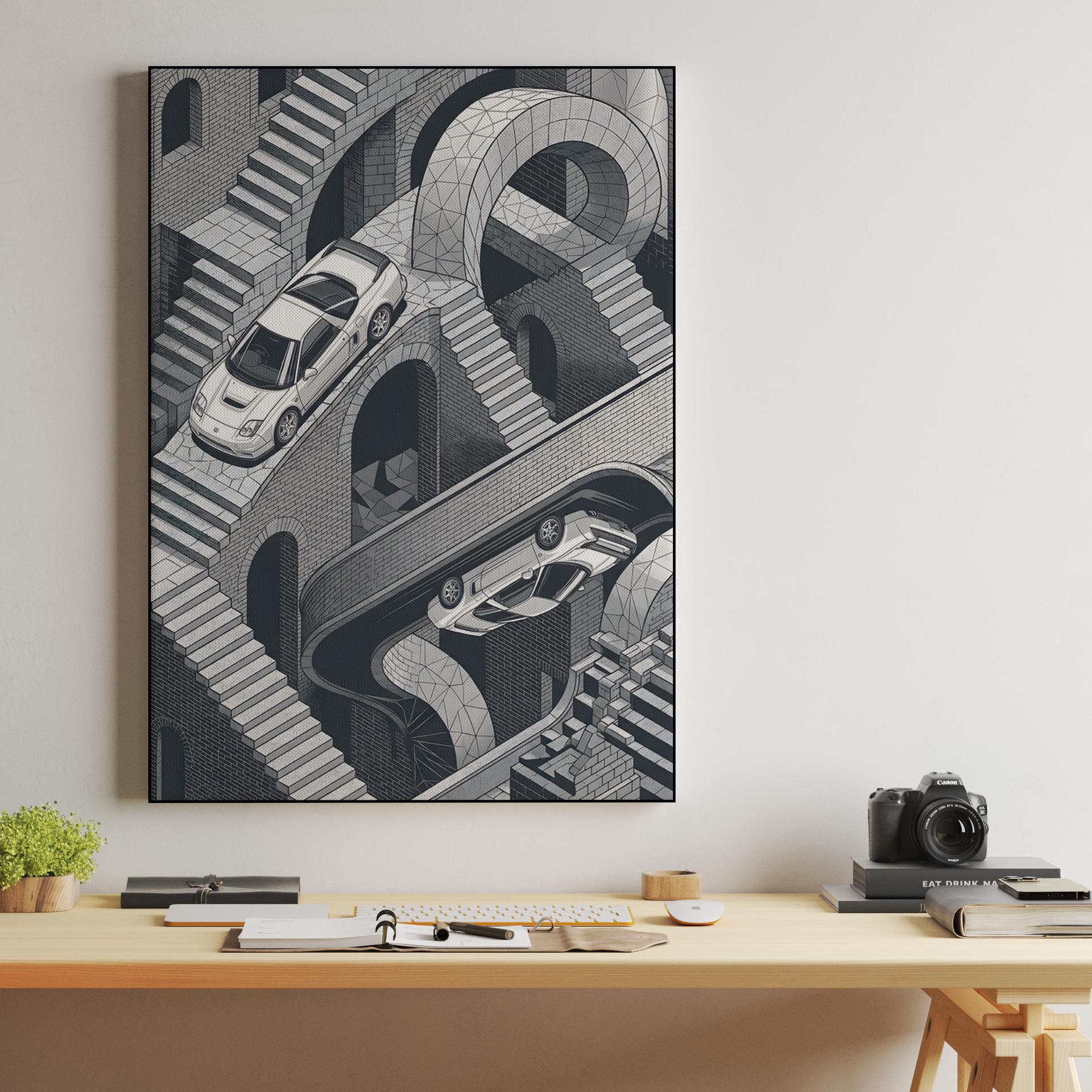 The Impossible Drift: NSX Escher Loop