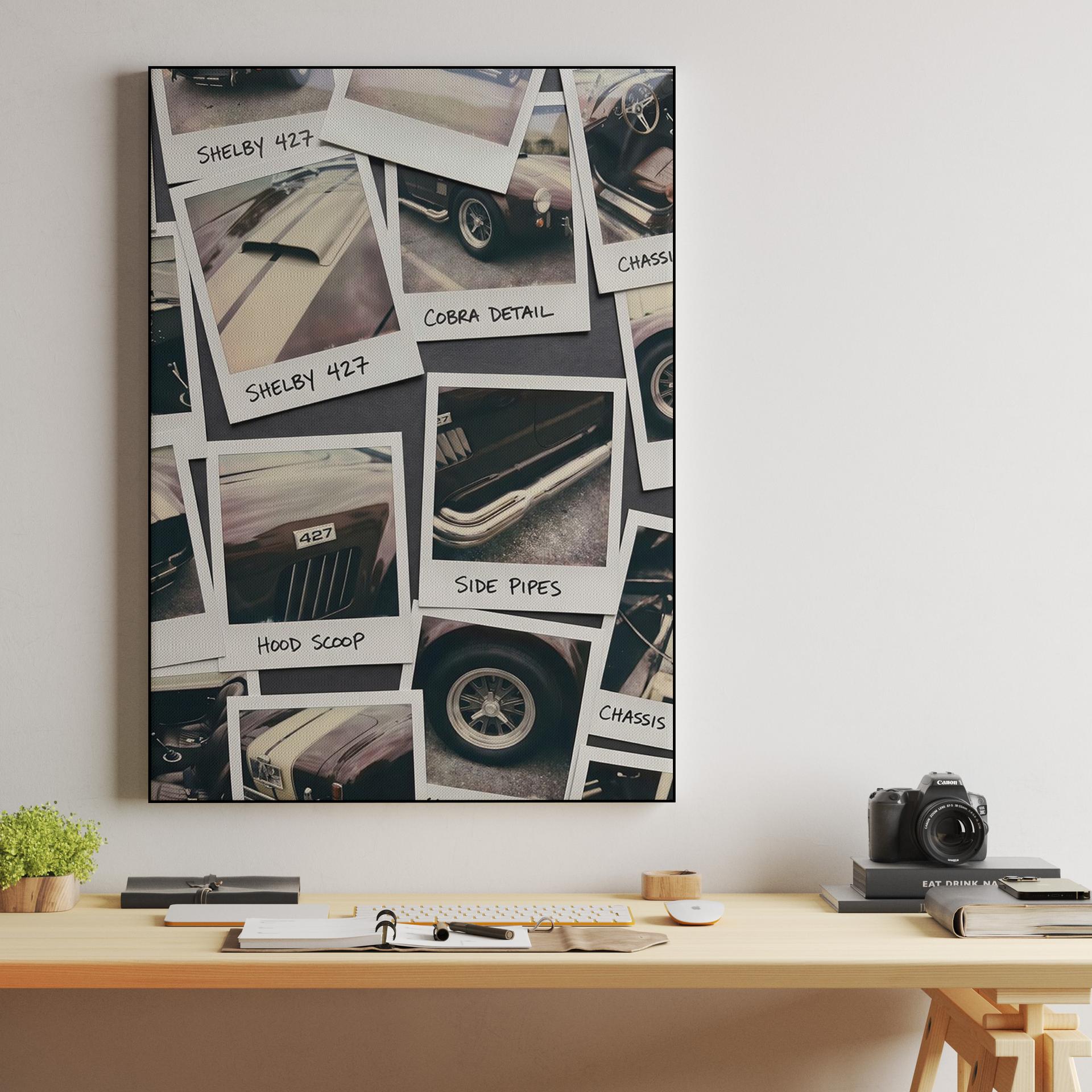 Shelby Cobra 427 Instant Film Collage