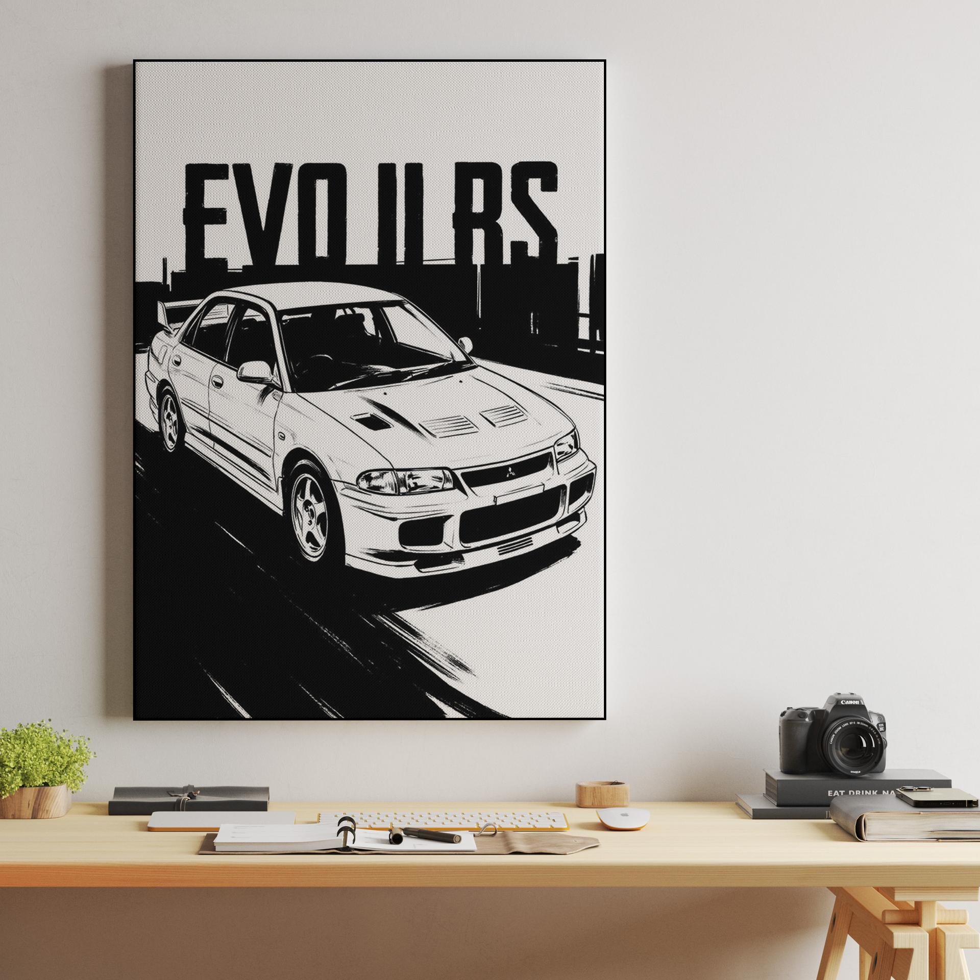 Evolution II RS: High-Contrast Manga Study