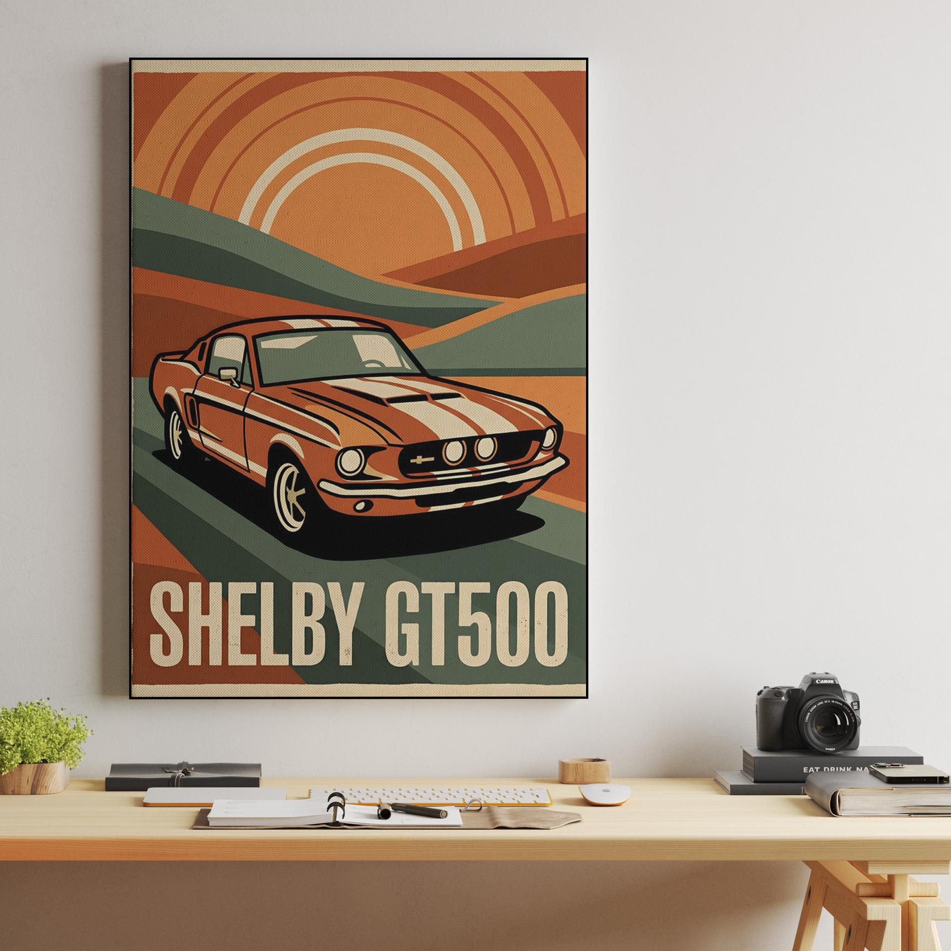 Shelby GT500: Retro Sunburst Muscle