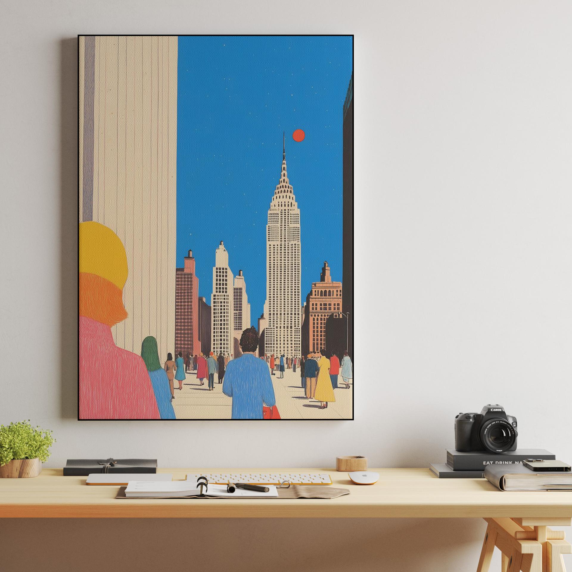 Red Sun Over Manhattan