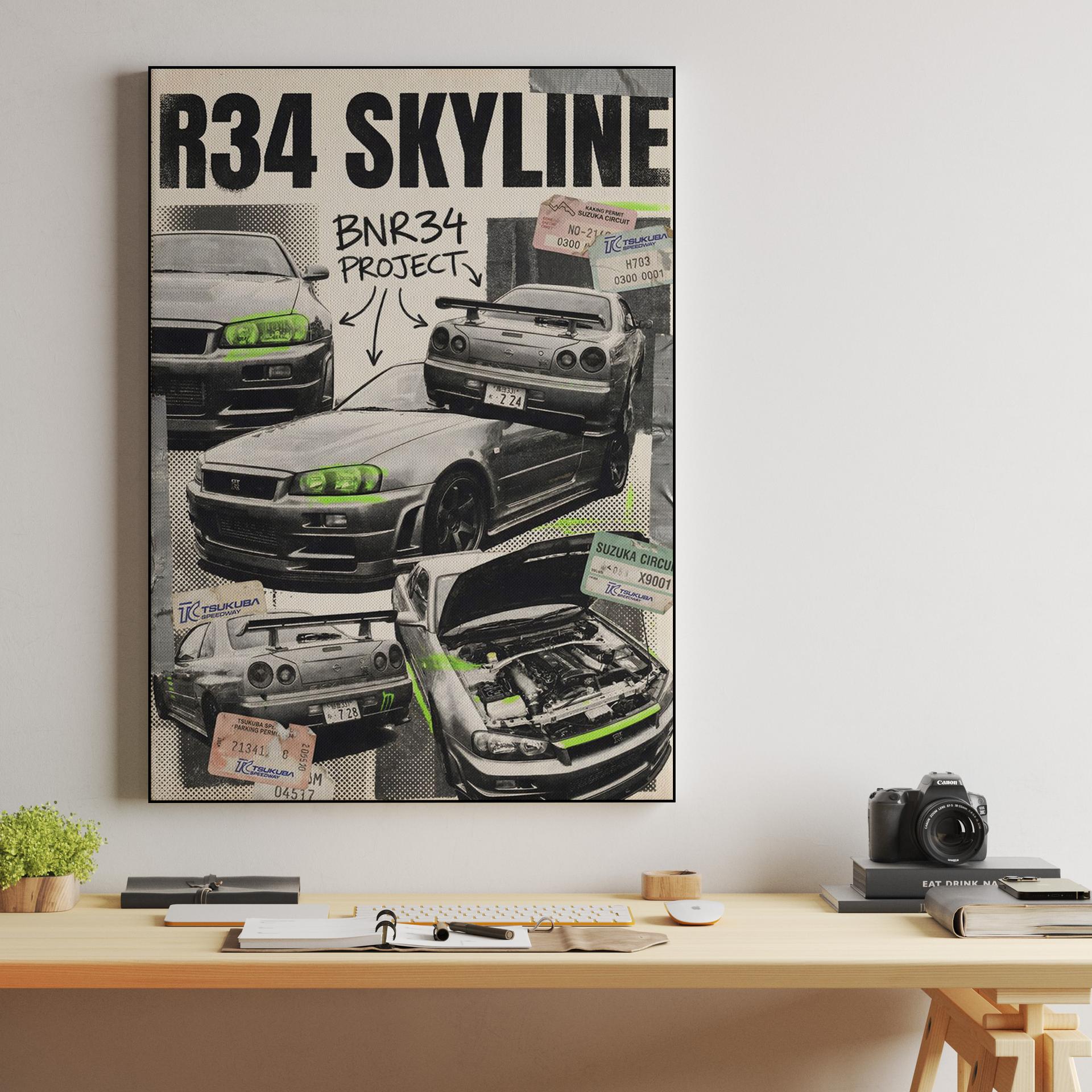 BNR34 Project Tuner Collage