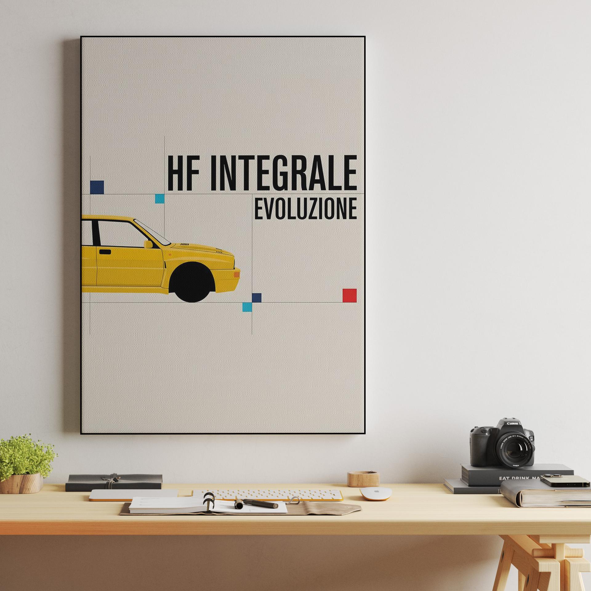 Lancia Delta HF Integrale Evoluzione Swiss Style Art