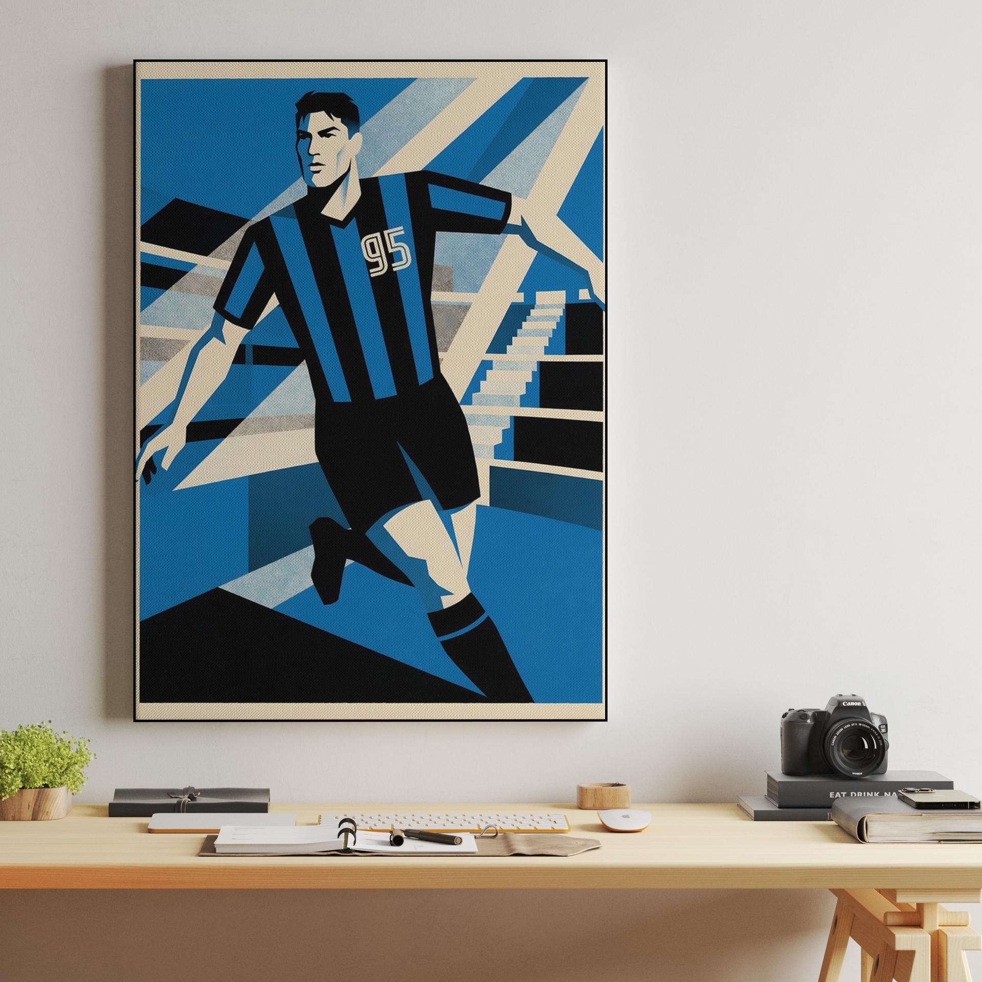 Bastoni Number 95 Halftone Art