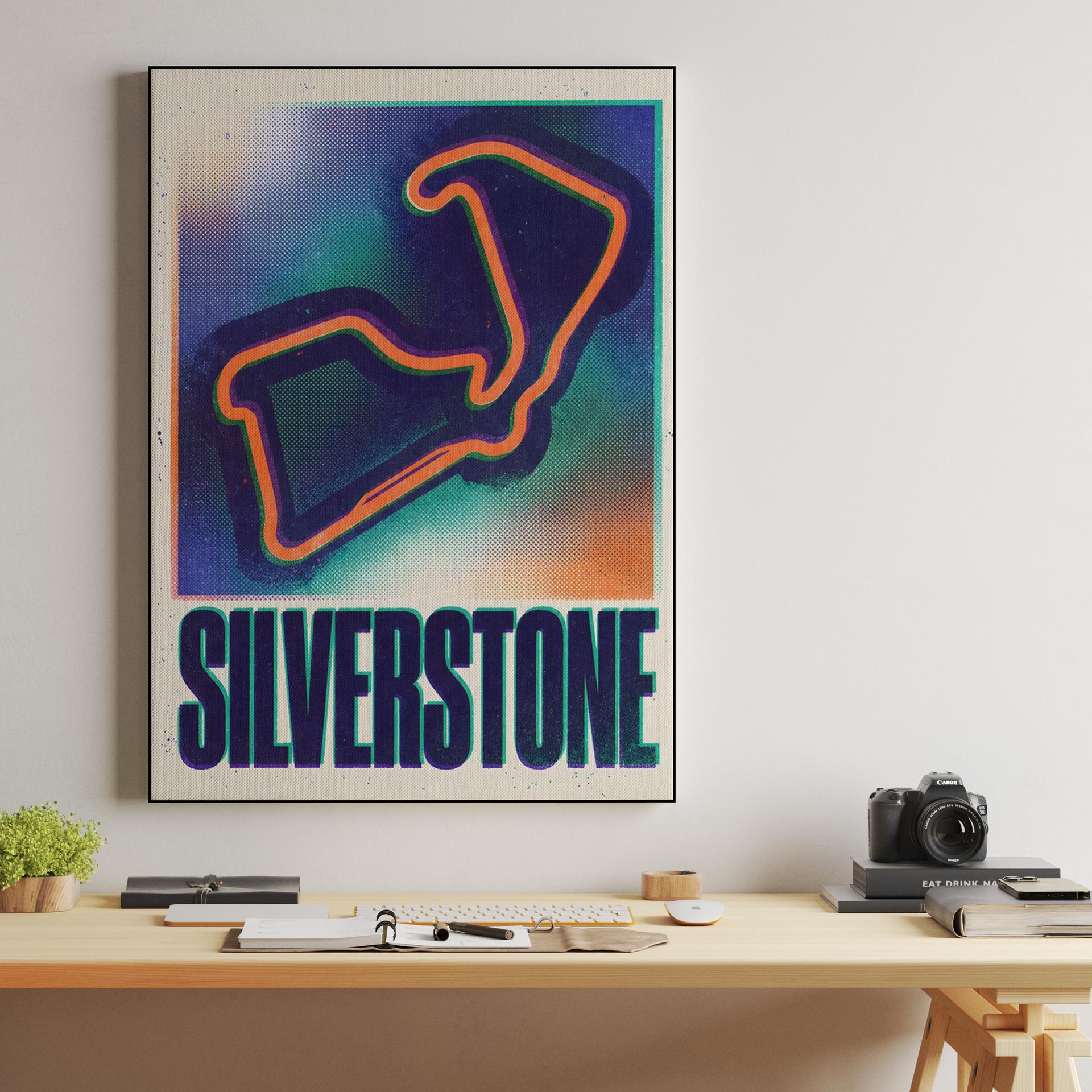 Silverstone Retro Halftone Circuit