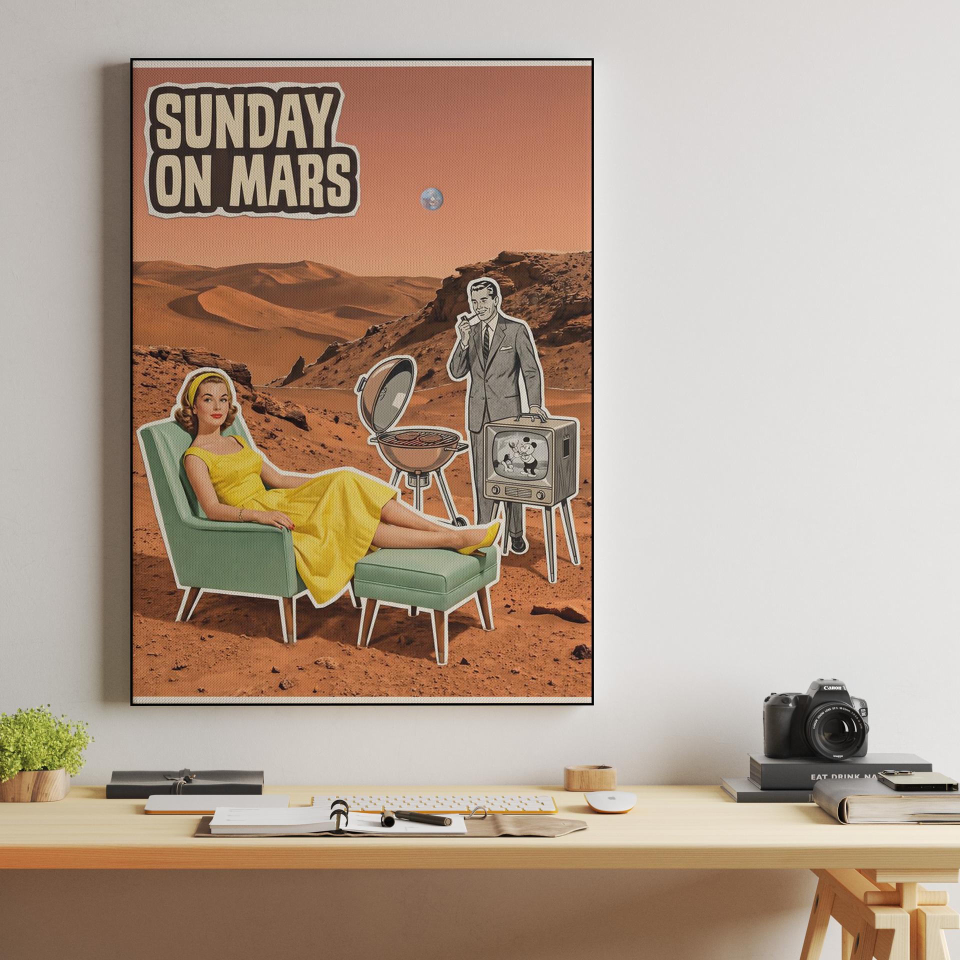 Sunday on Mars: Suburban Space Life