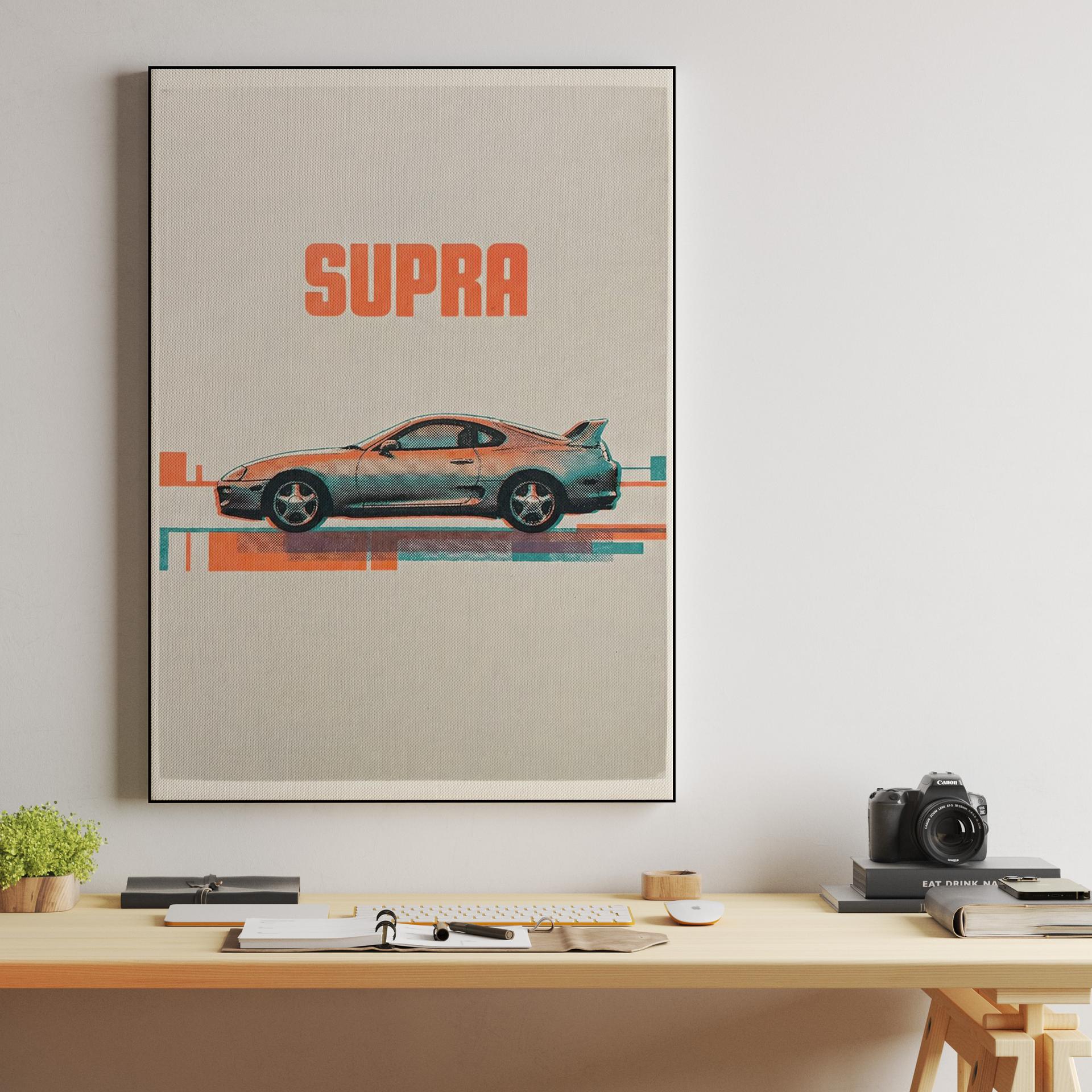 Supra A80 Halftone Risograph Poster