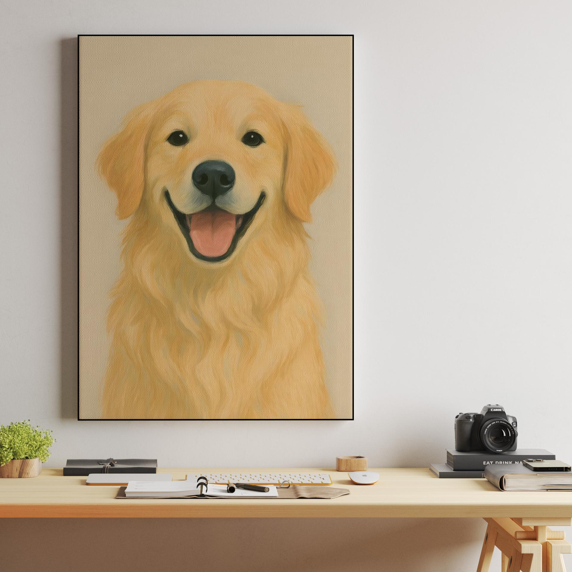 Smiling Golden Retriever