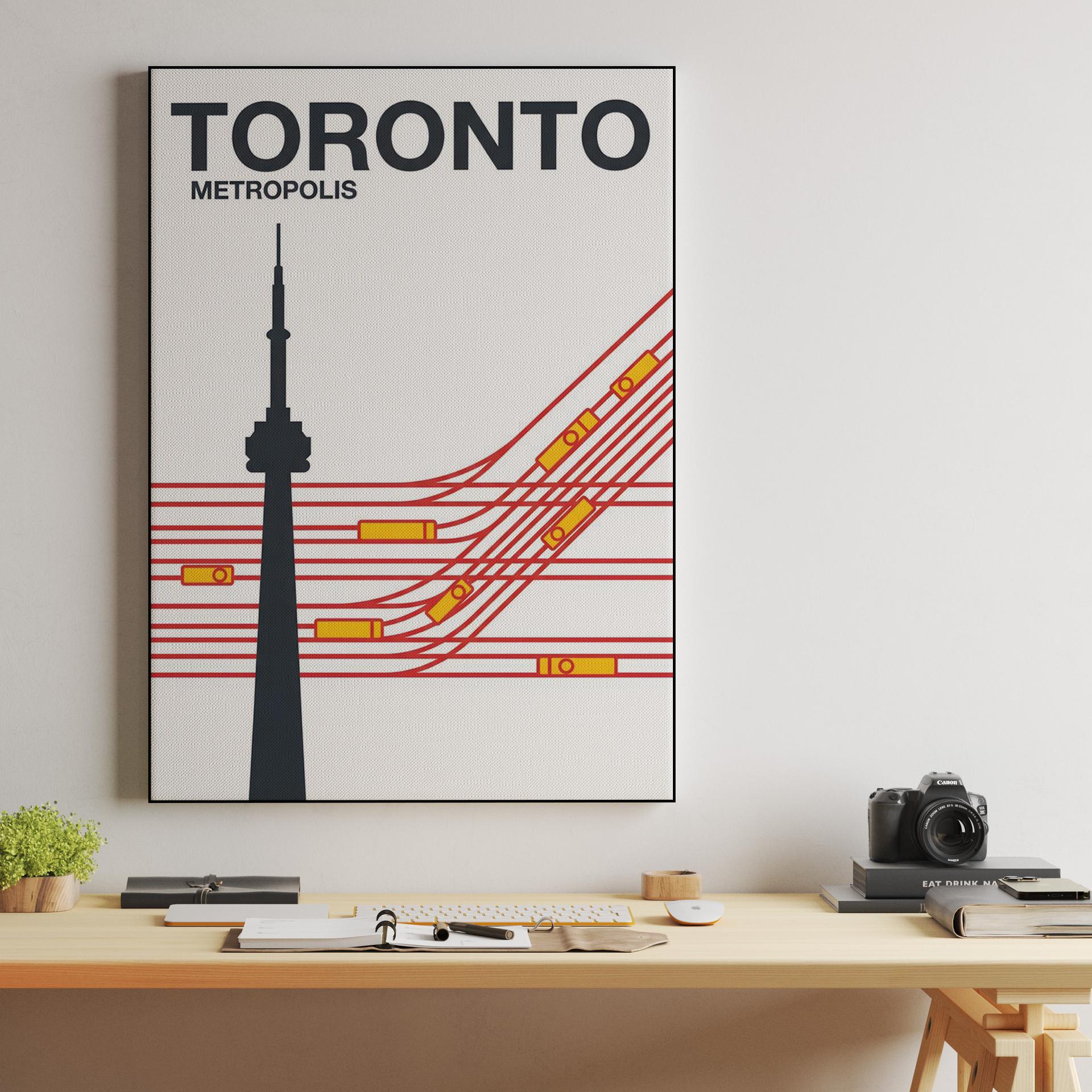 Toronto Metropolis Transit Illustration