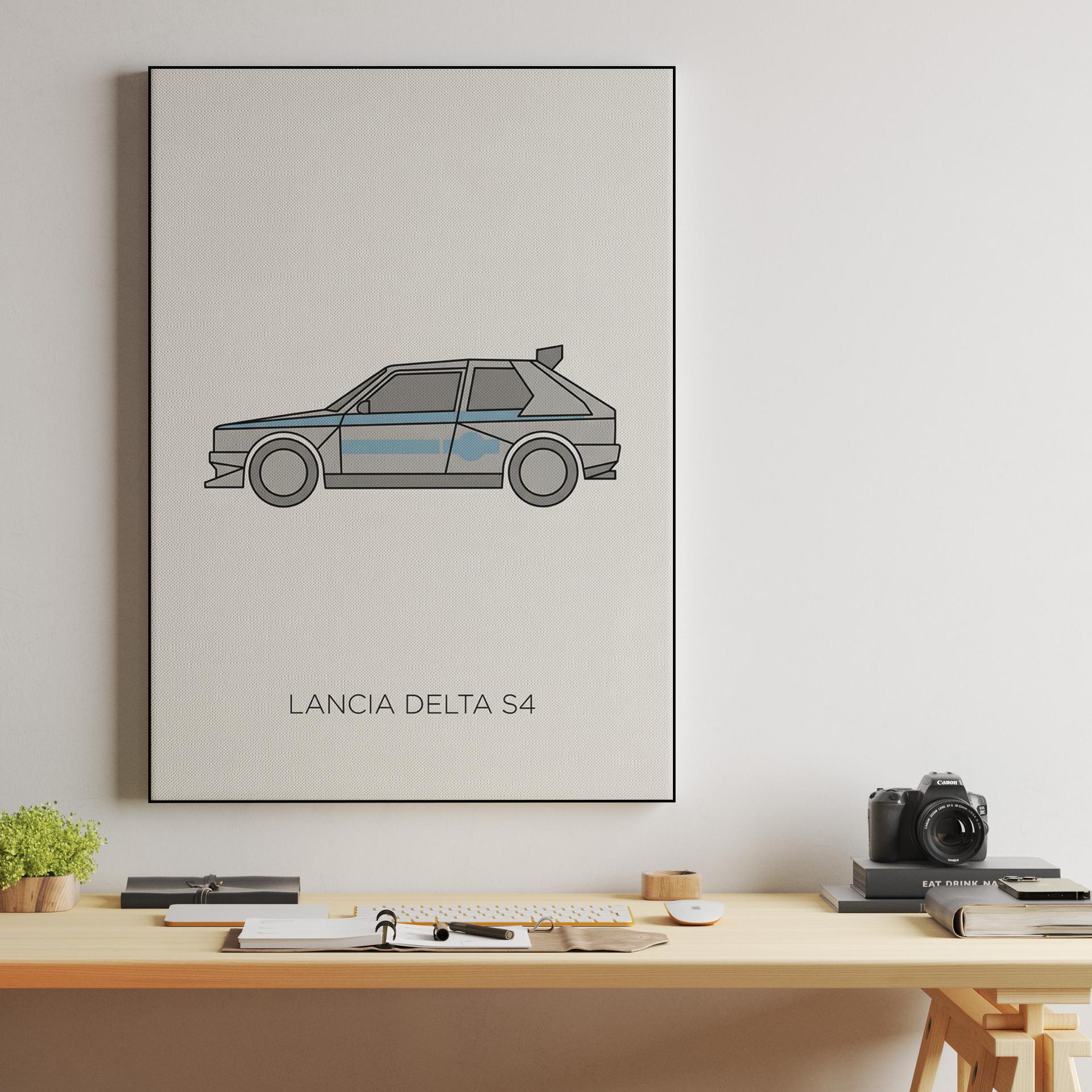 Lancia Delta S4: Minimalist Group B Profile
