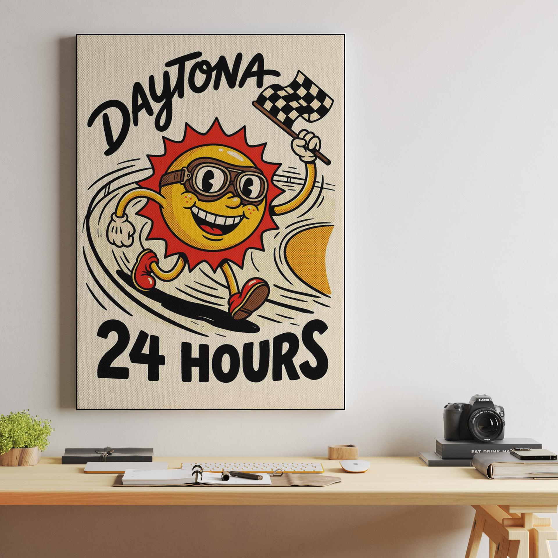 Sunny Sprint: Daytona 24 Hours Rubber Hose Art
