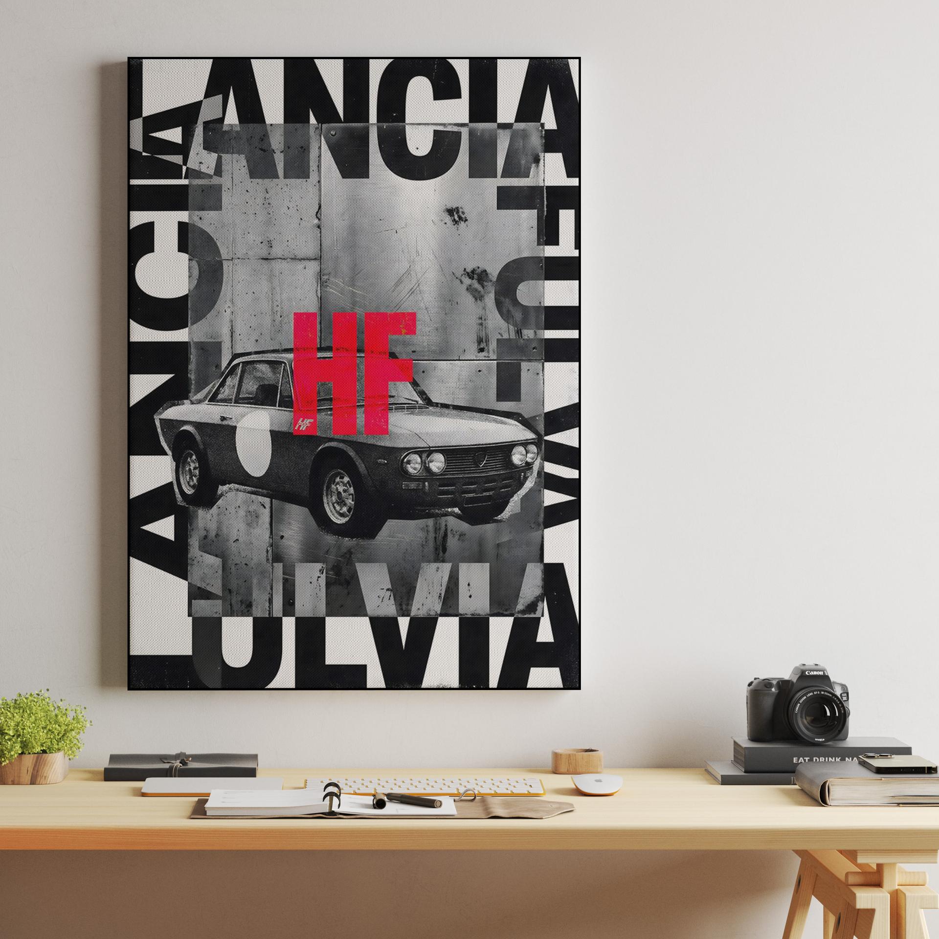Lancia Fulvia HF Industrial Collage