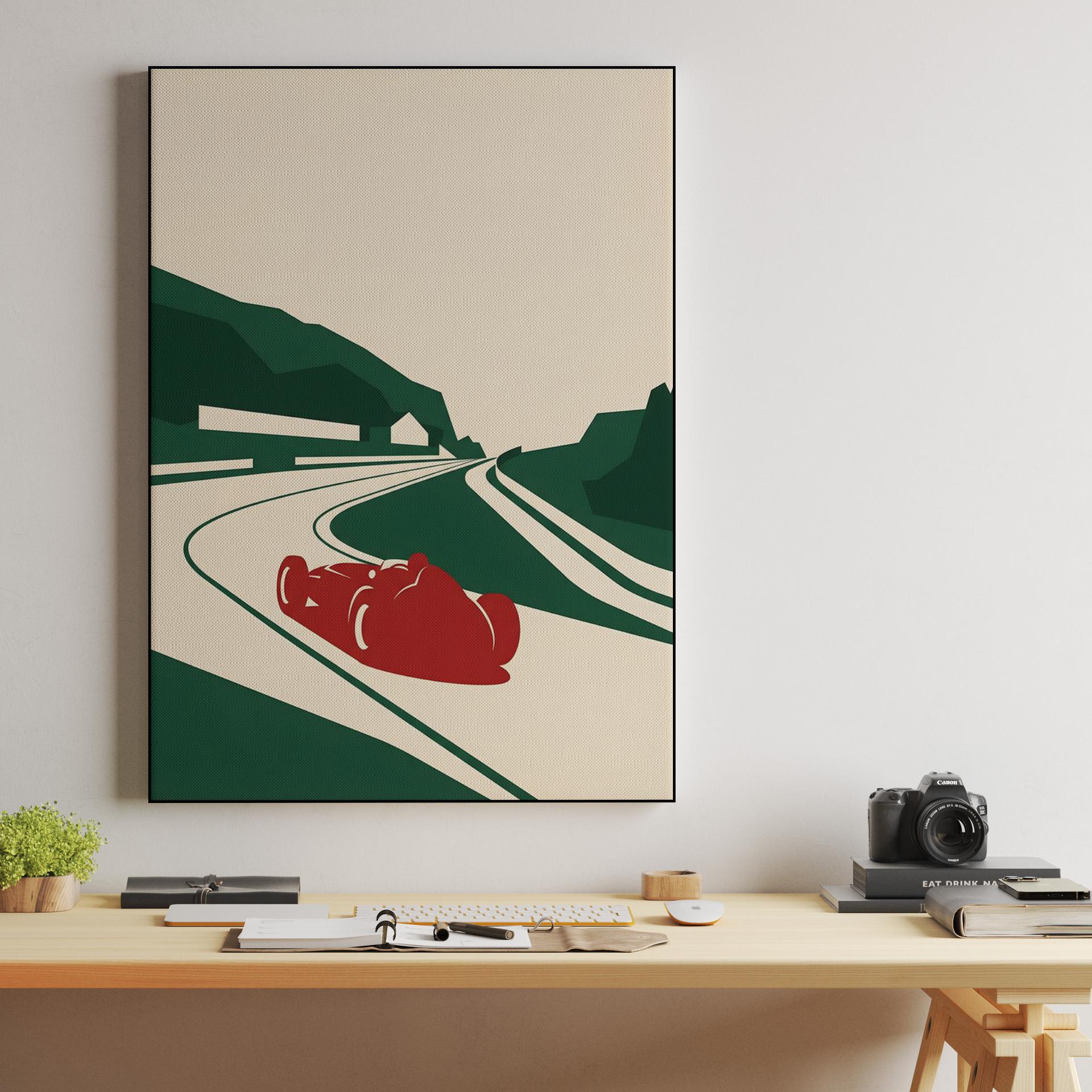 Vintage Speed: The Eau Rouge Ascent