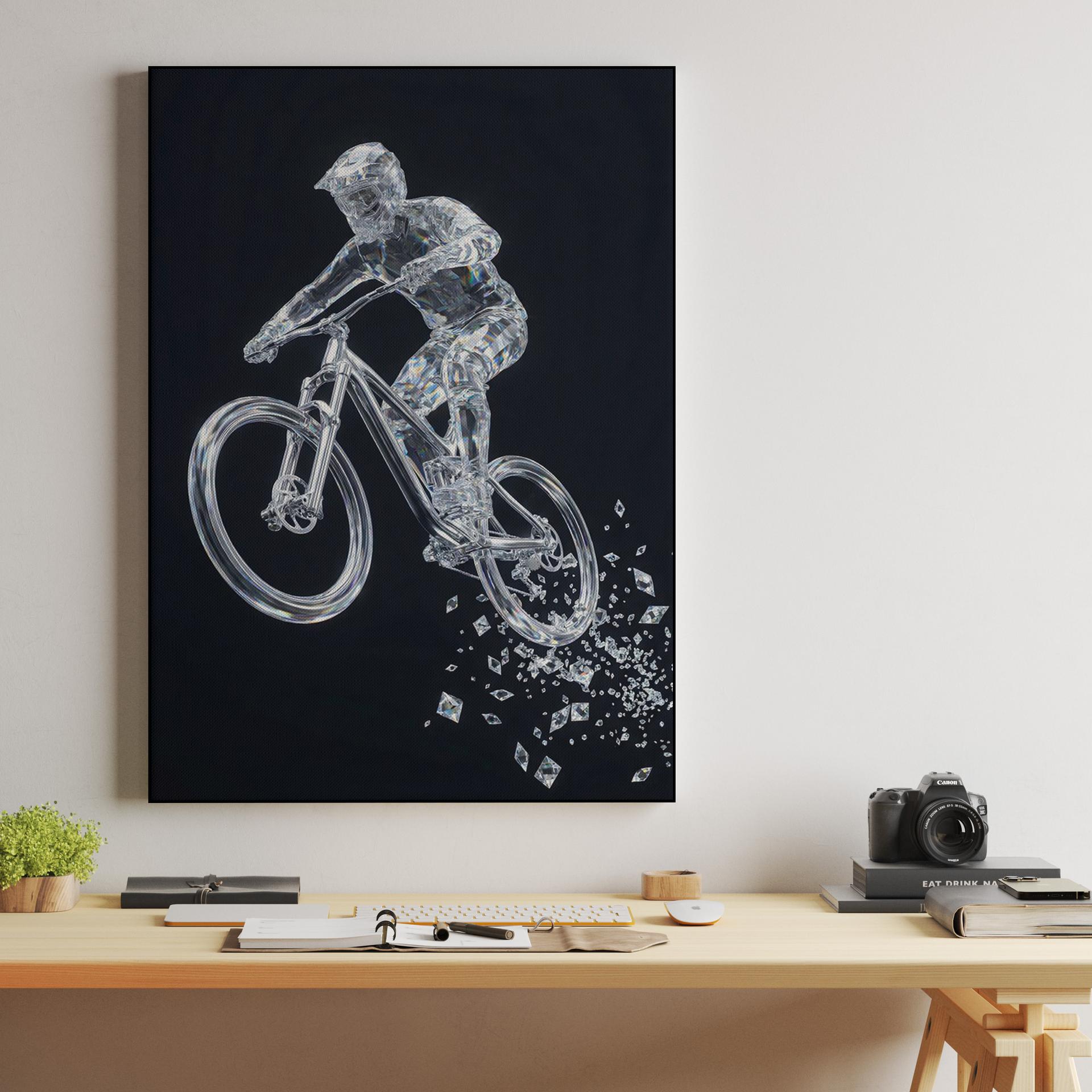 Crystalline Velocity: The Diamond Downhill Jump